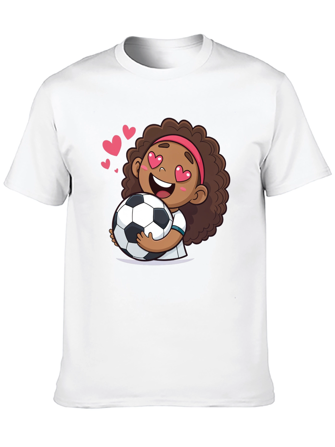 Cute Soccer Girl T-Shirt
