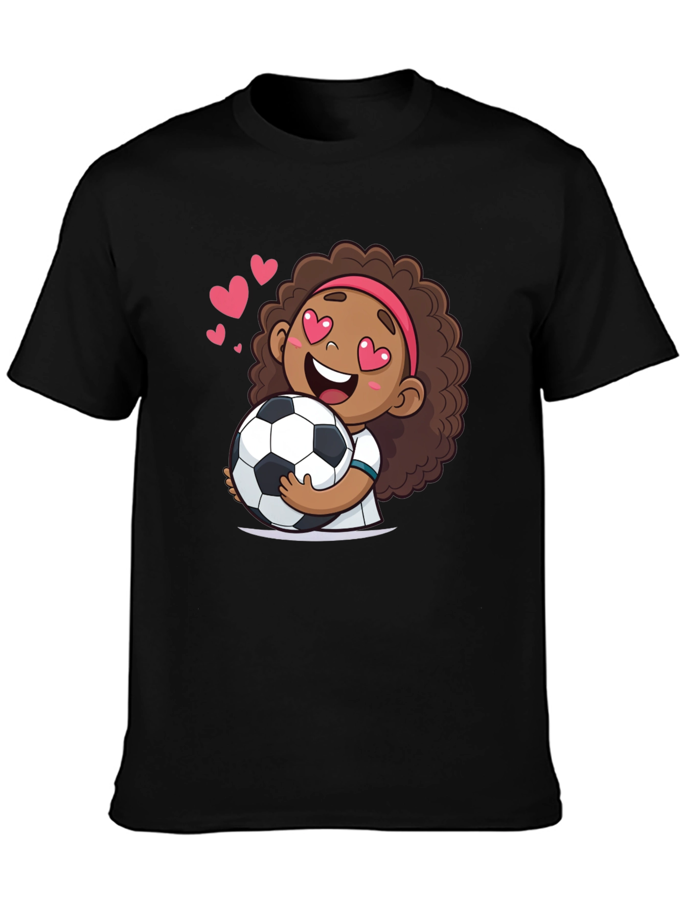Cute Soccer Girl T-Shirt