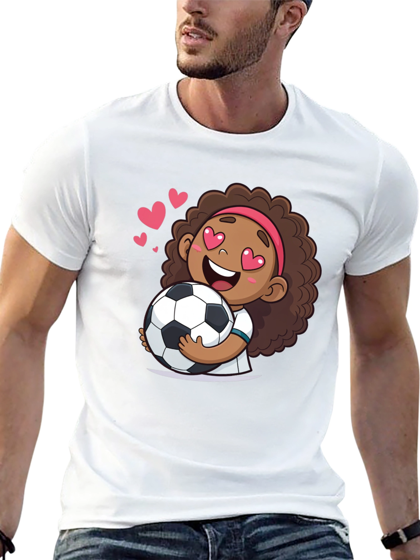 Cute Soccer Girl T-Shirt