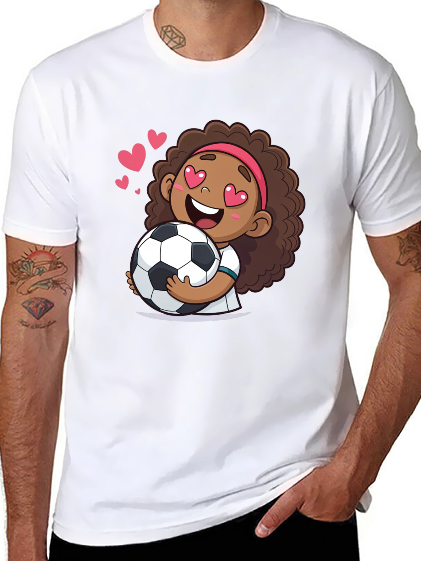 Cute Soccer Girl T-Shirt