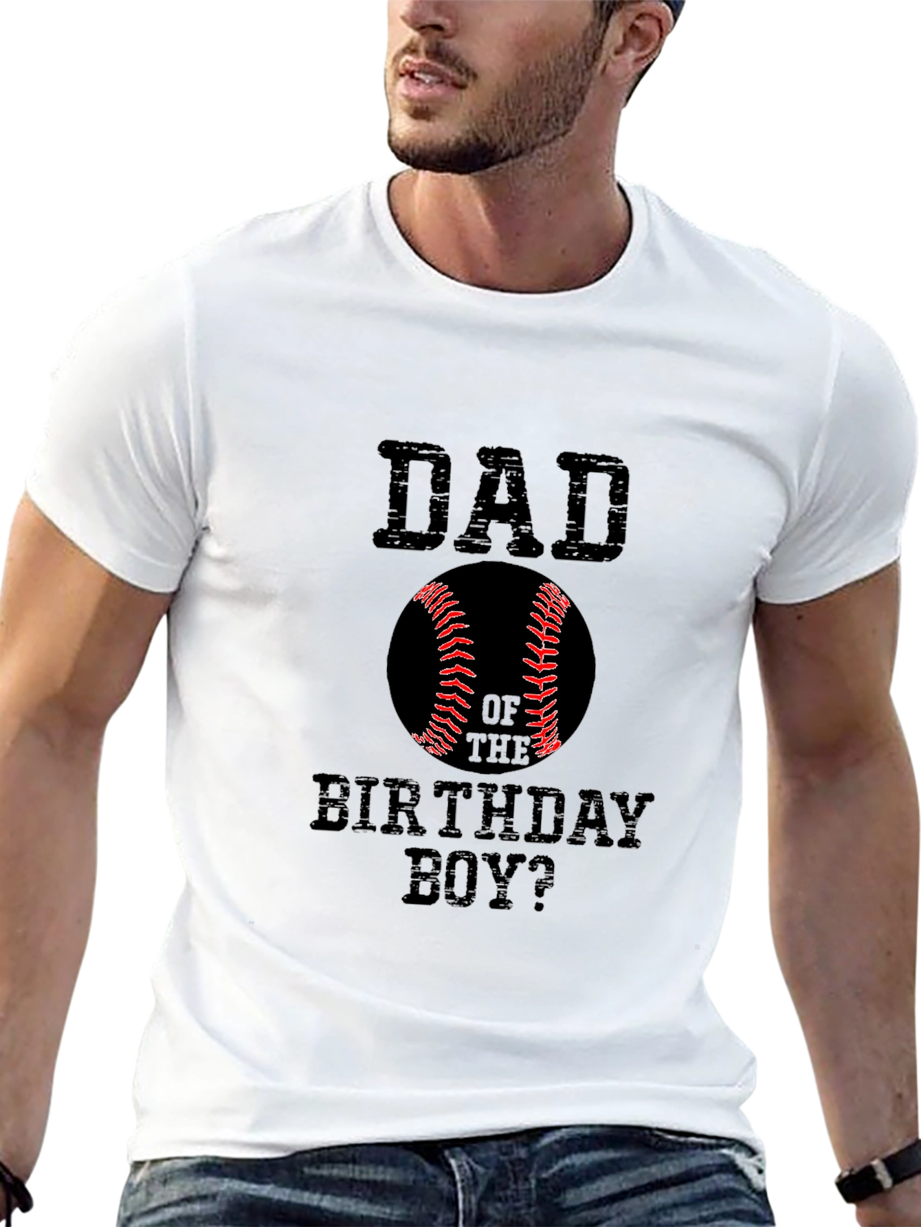 Dad of the Birthday Boy Baseball T-Shirt