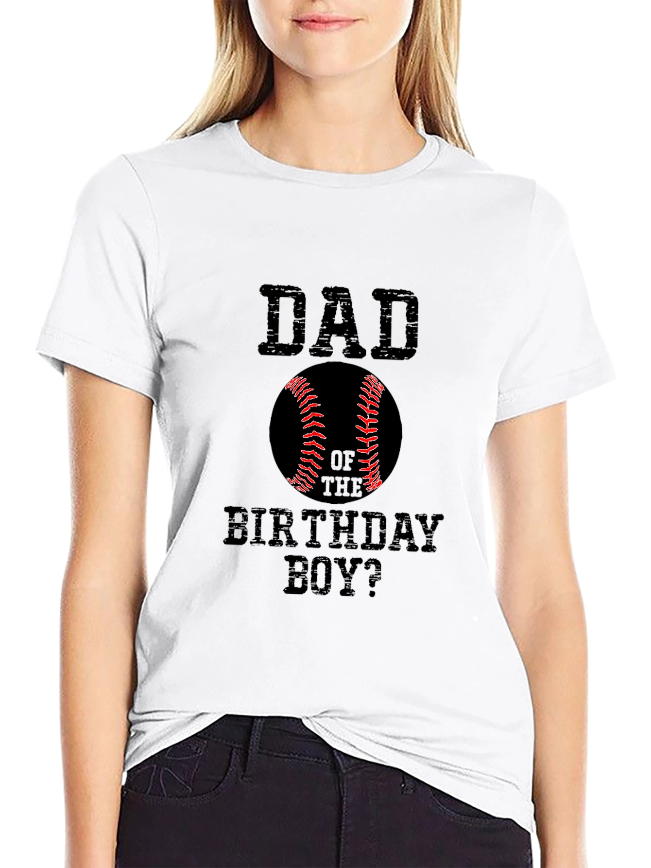 Dad of the Birthday Boy Baseball T-Shirt