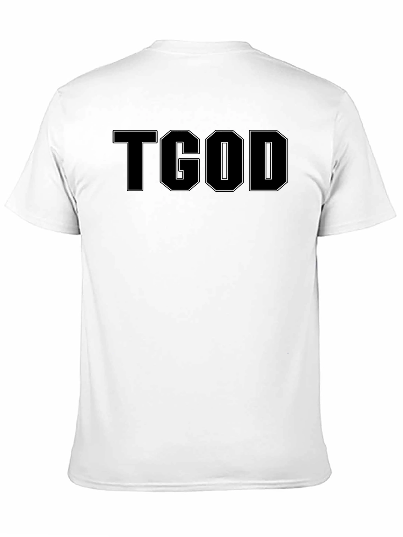 TGod Graphic Tee - Stylish Black Cotton Blend