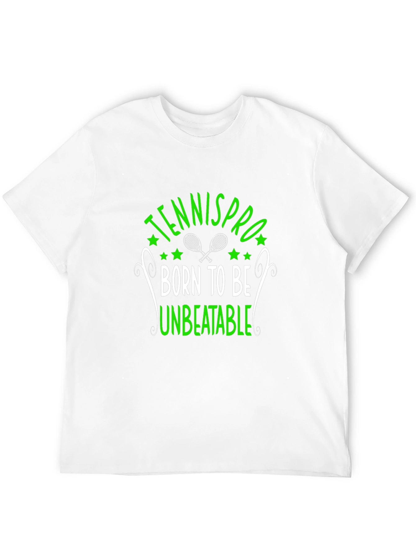 TennisPro Unbeatable Graphic T-Shirt - Black