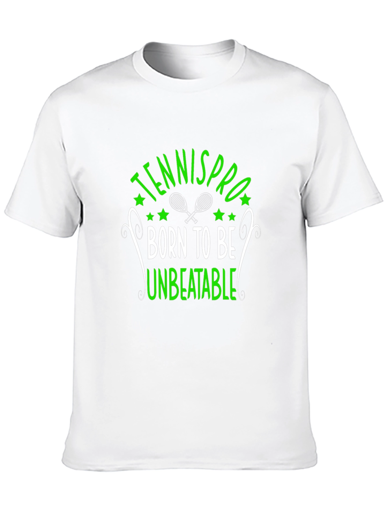 TennisPro Unbeatable Graphic T-Shirt - Black