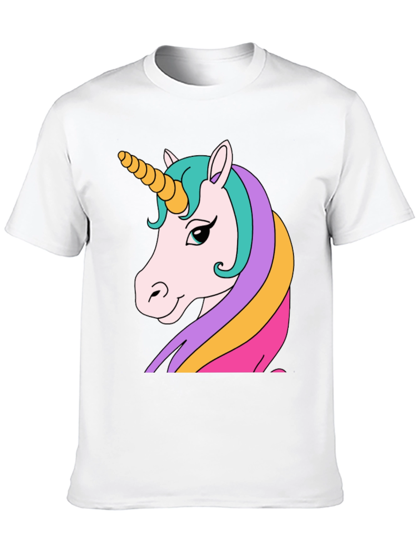 Unicorn Graphic Black T-Shirt