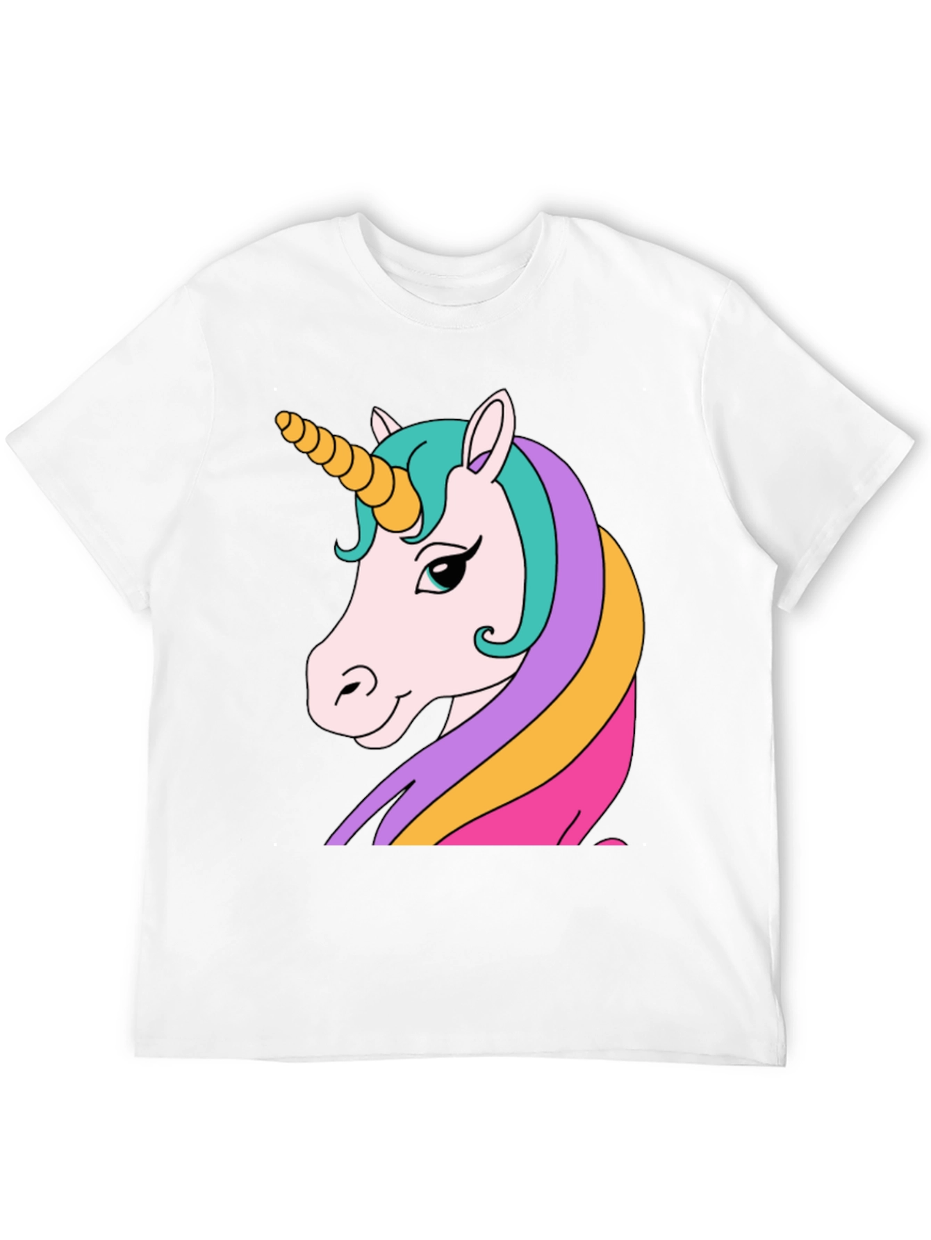 Unicorn Graphic Black T-Shirt
