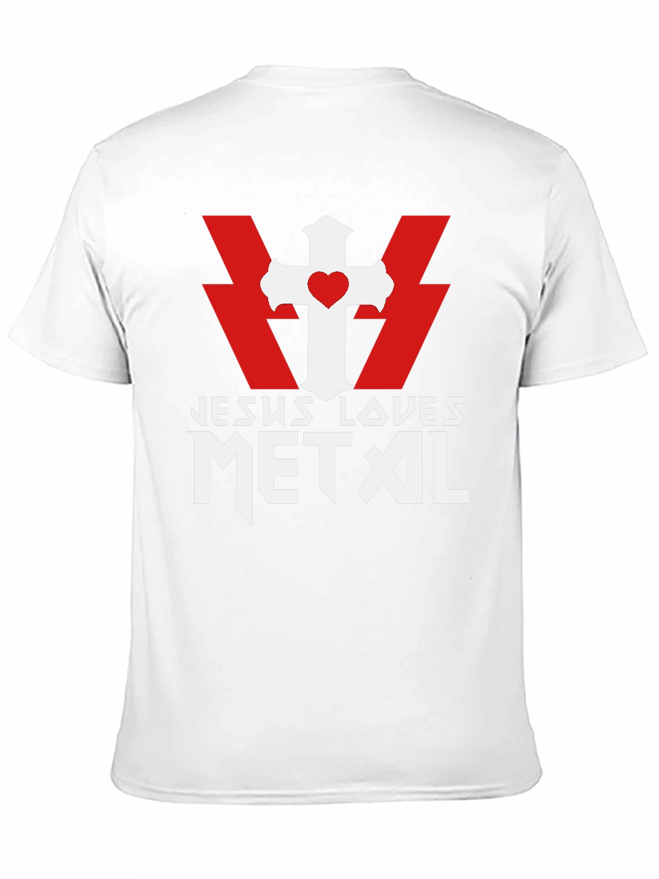 Jesus Loves Metal Graphic T-Shirt - Bold Christian Apparel