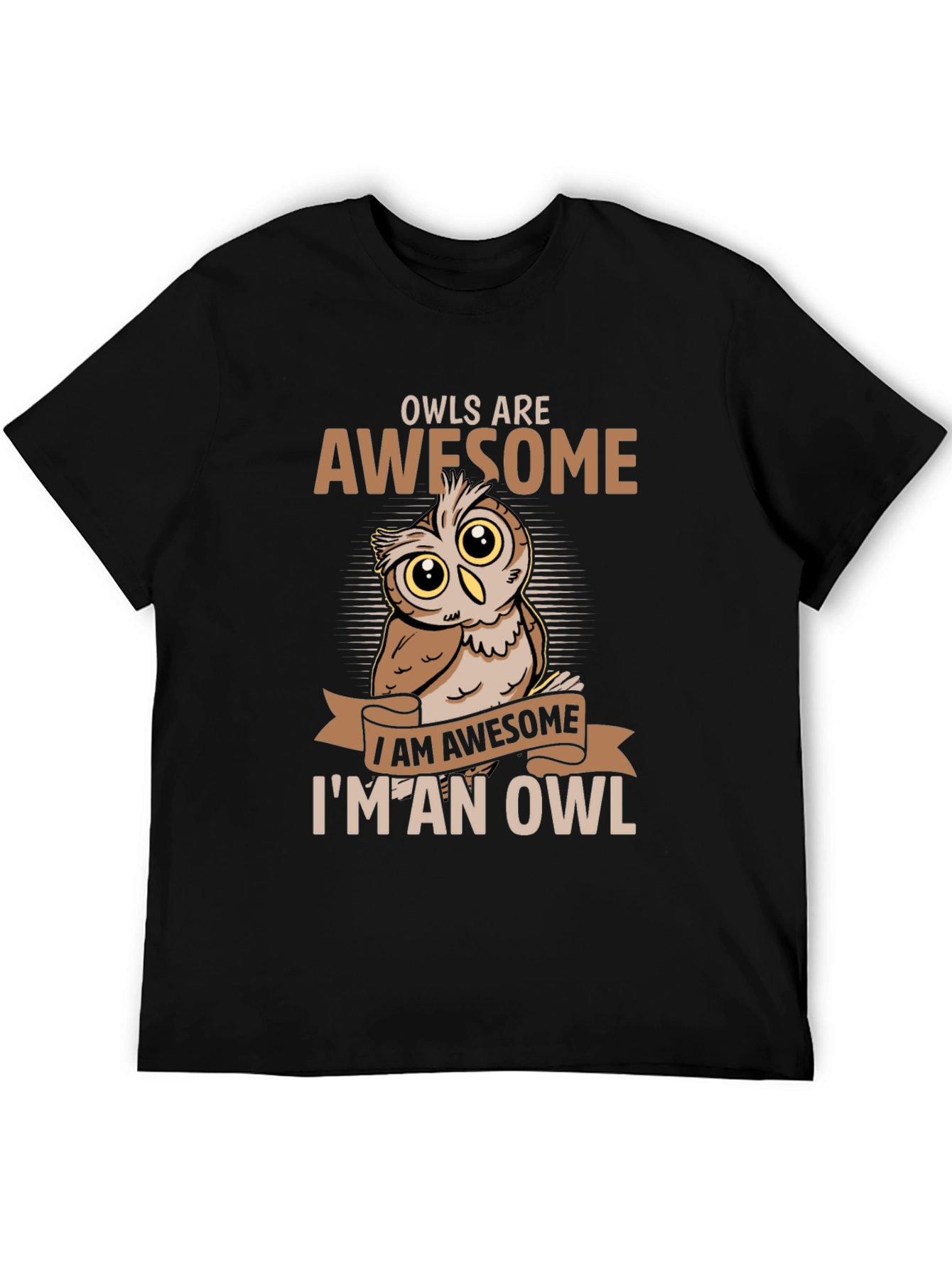 Awesome Owl Graphic Tee - Owls Are Awesome