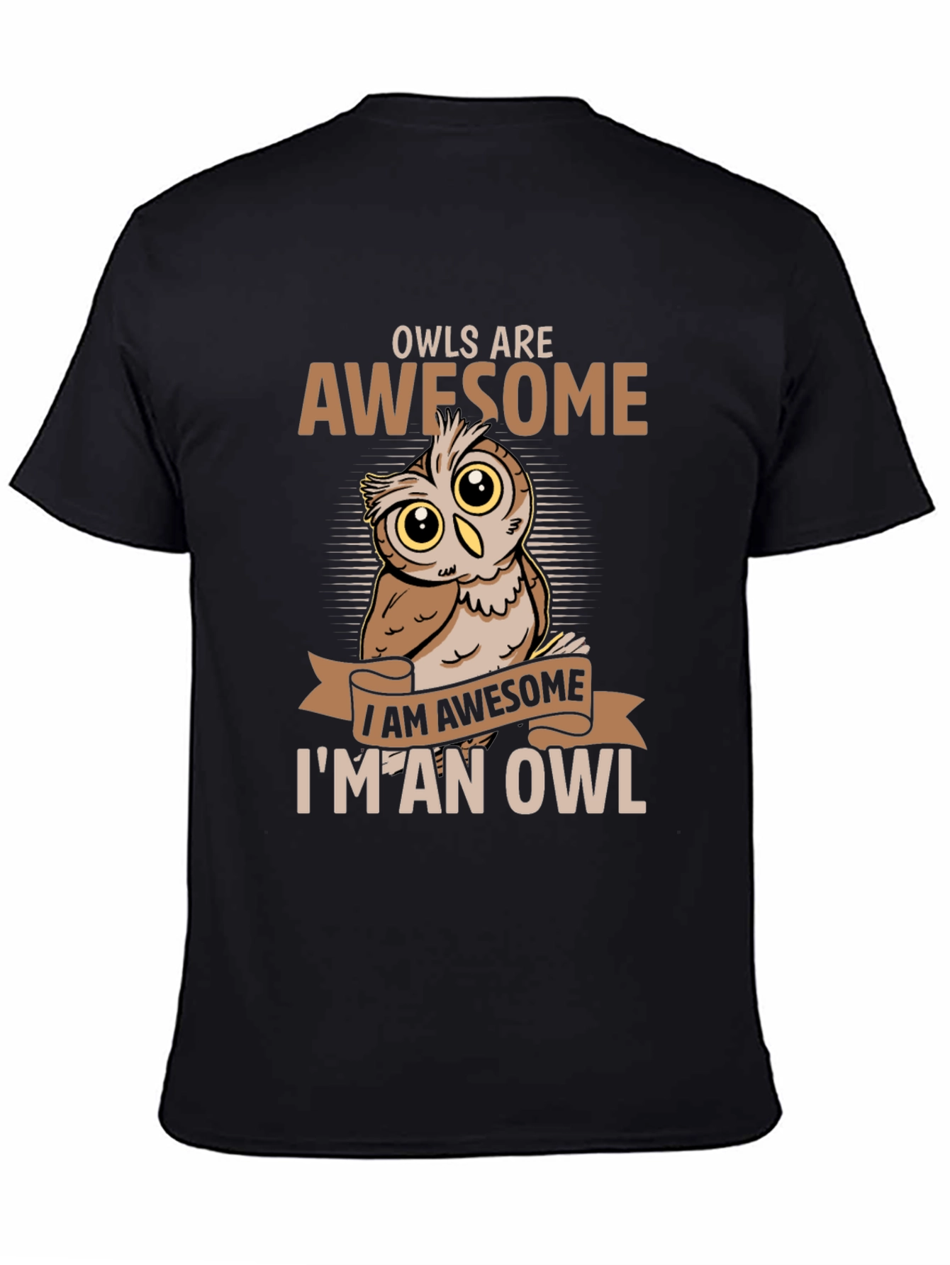 Awesome Owl Graphic Tee - Owls Are Awesome