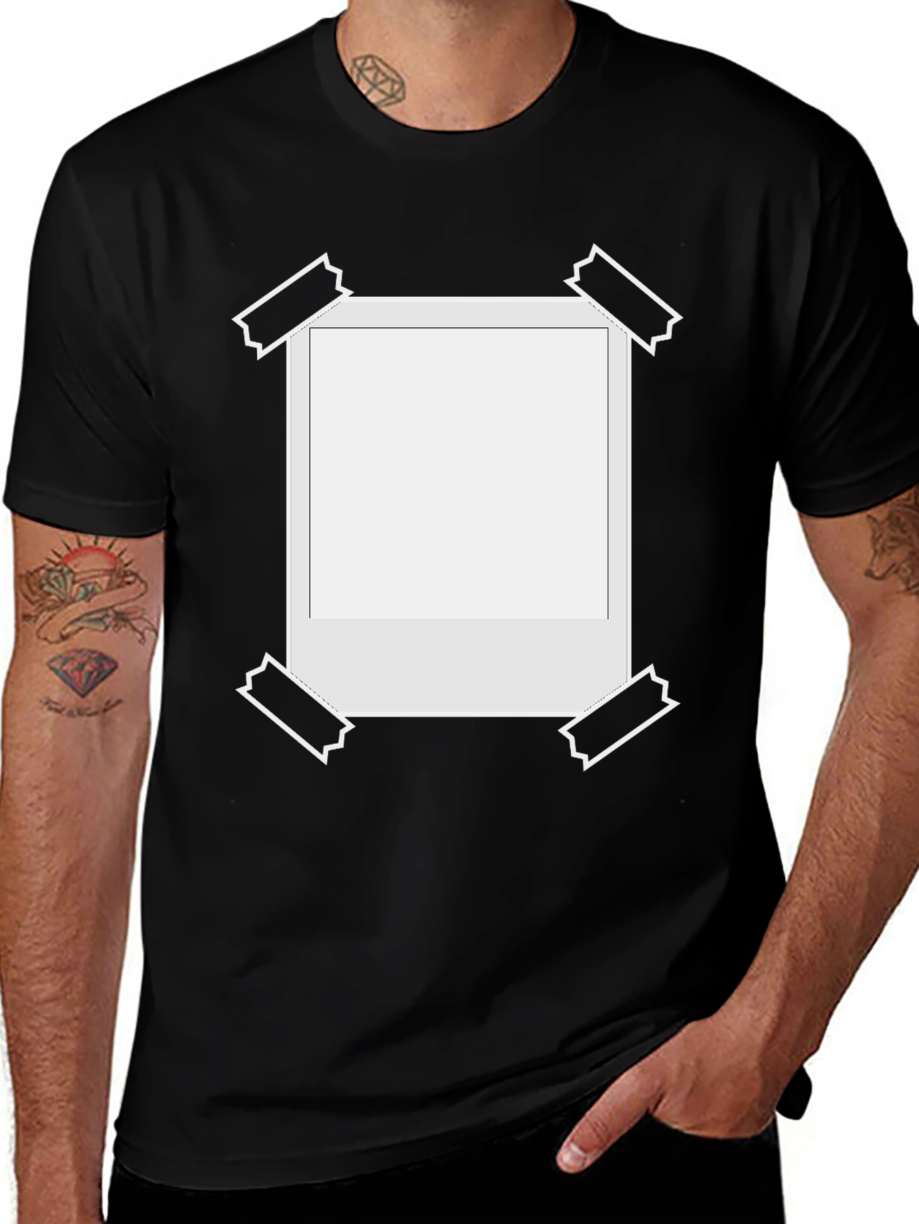 Novelty T-Shirt - Instant Photo Graphic