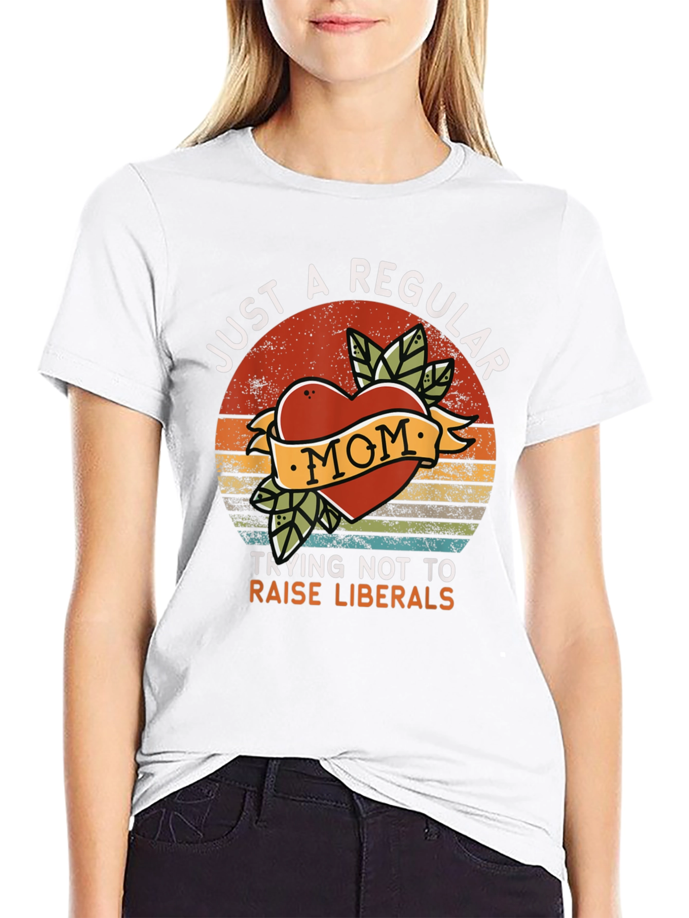 Regular Mom Graphic Tee - Conservative Humor