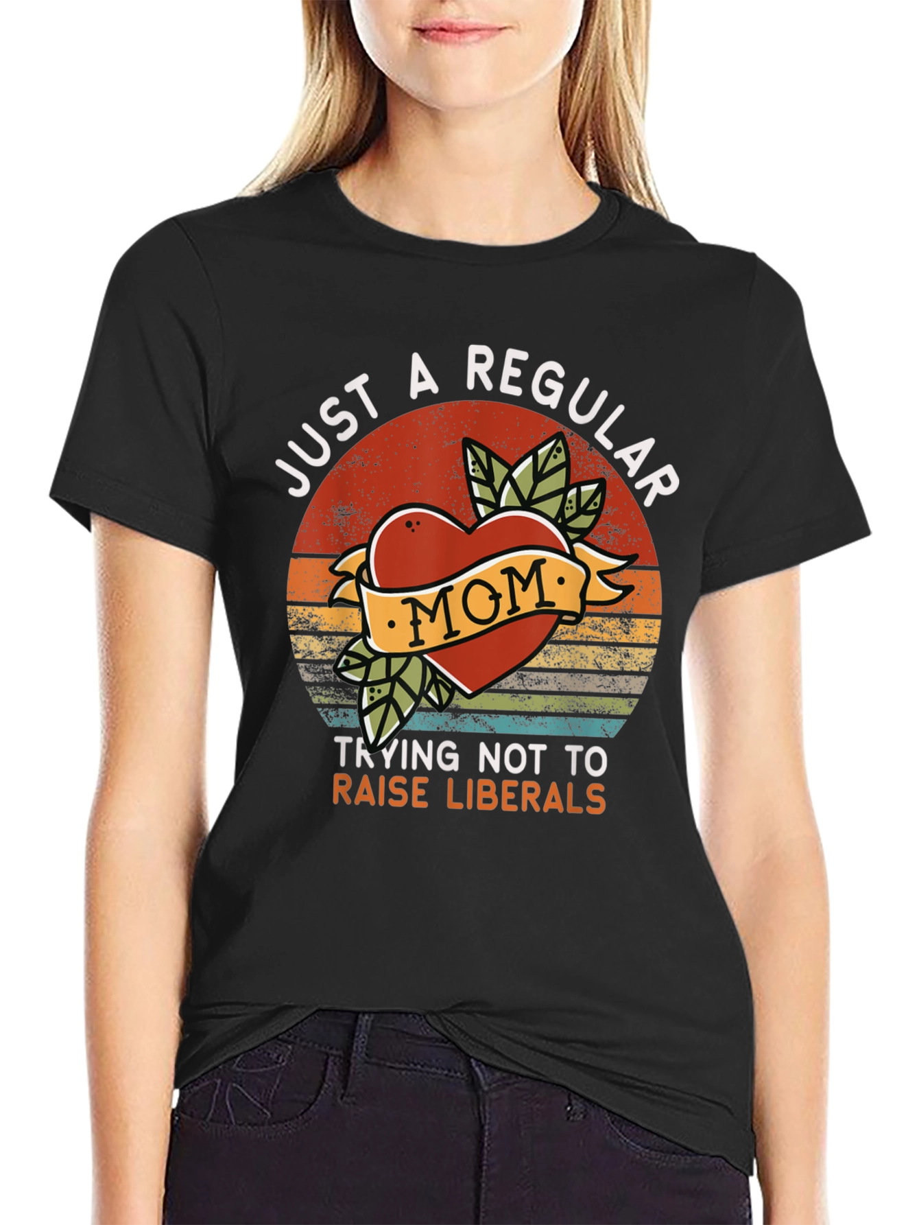 Regular Mom Graphic Tee - Conservative Humor