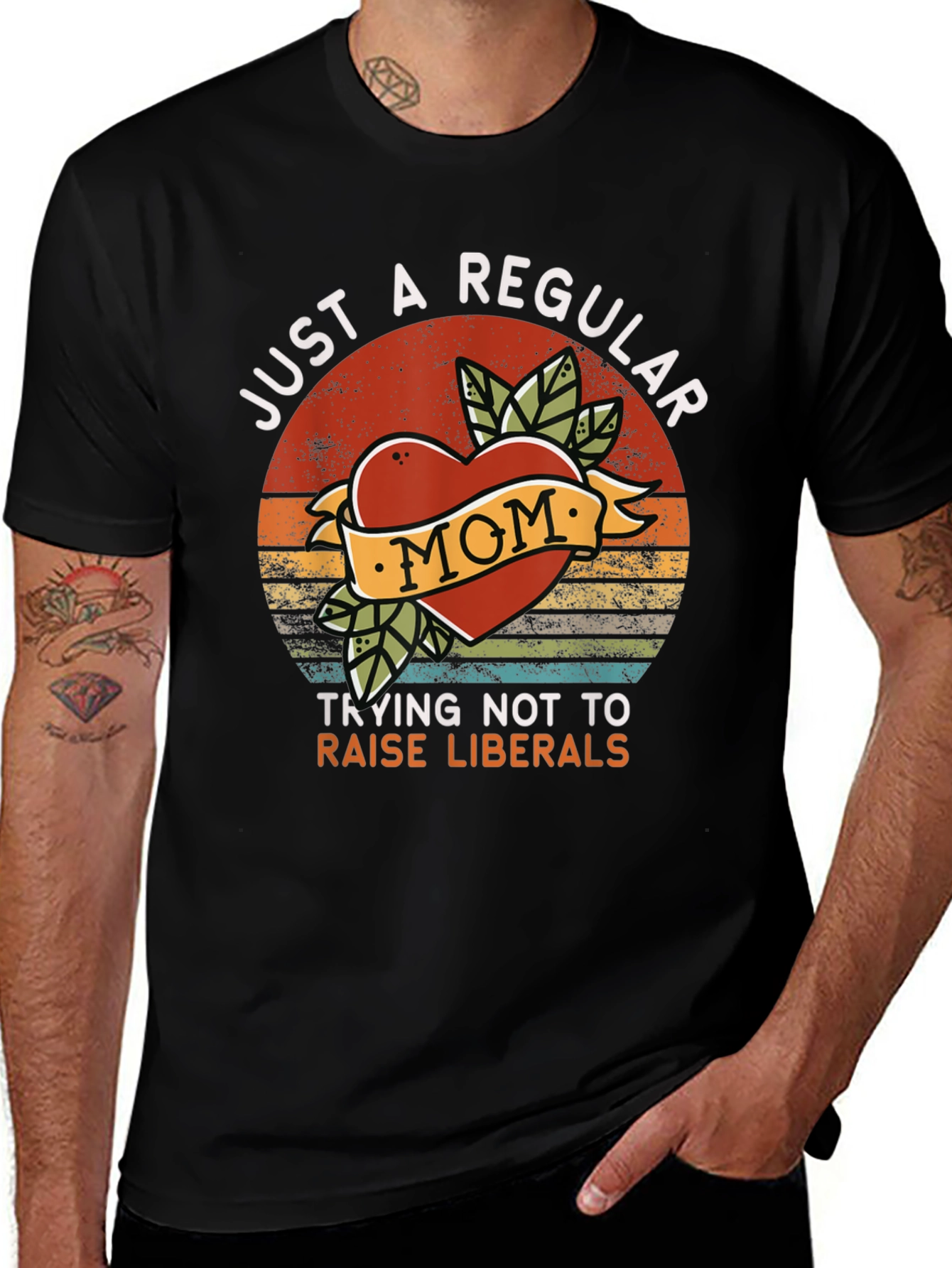 Regular Mom Graphic Tee - Conservative Humor