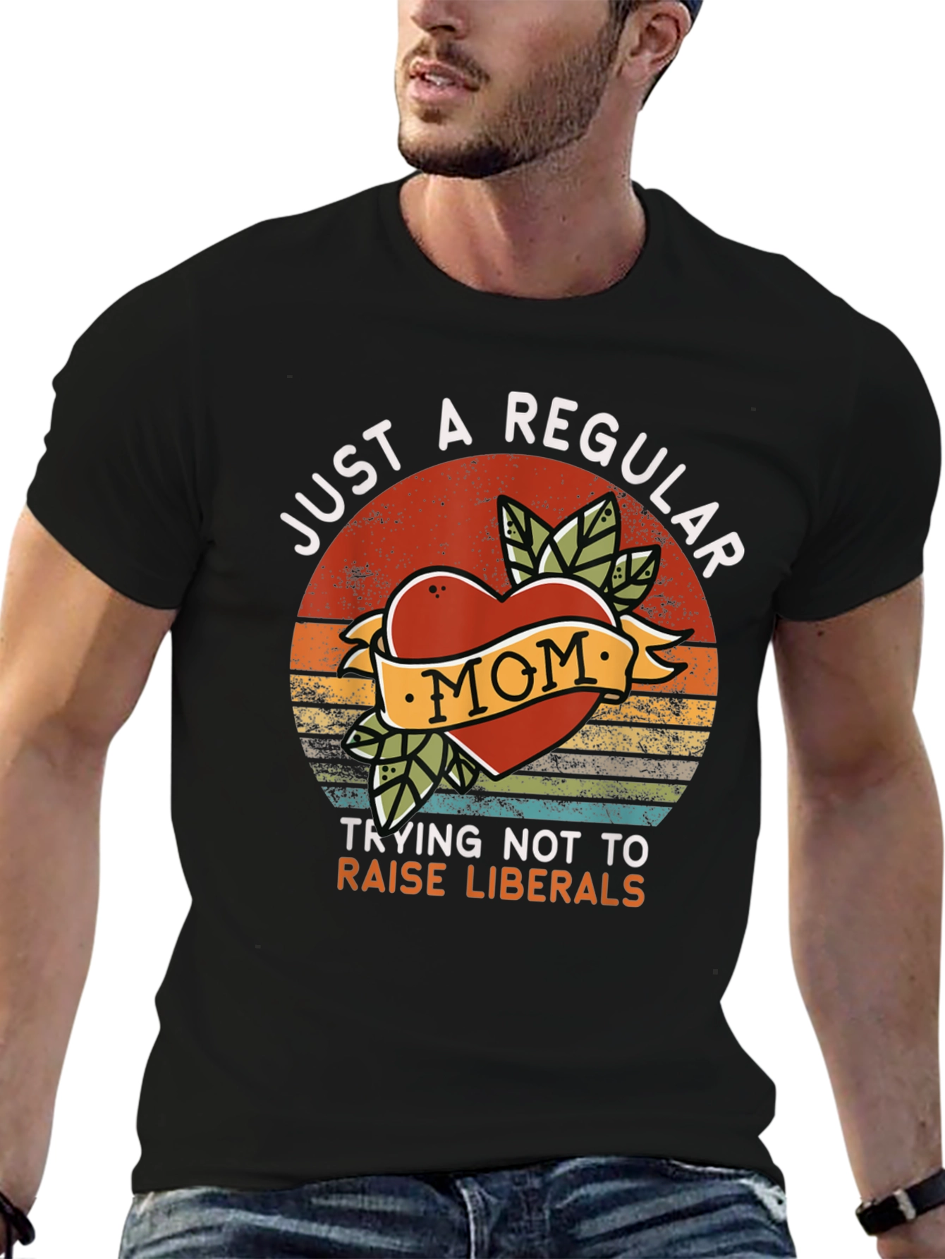 Regular Mom Graphic Tee - Conservative Humor