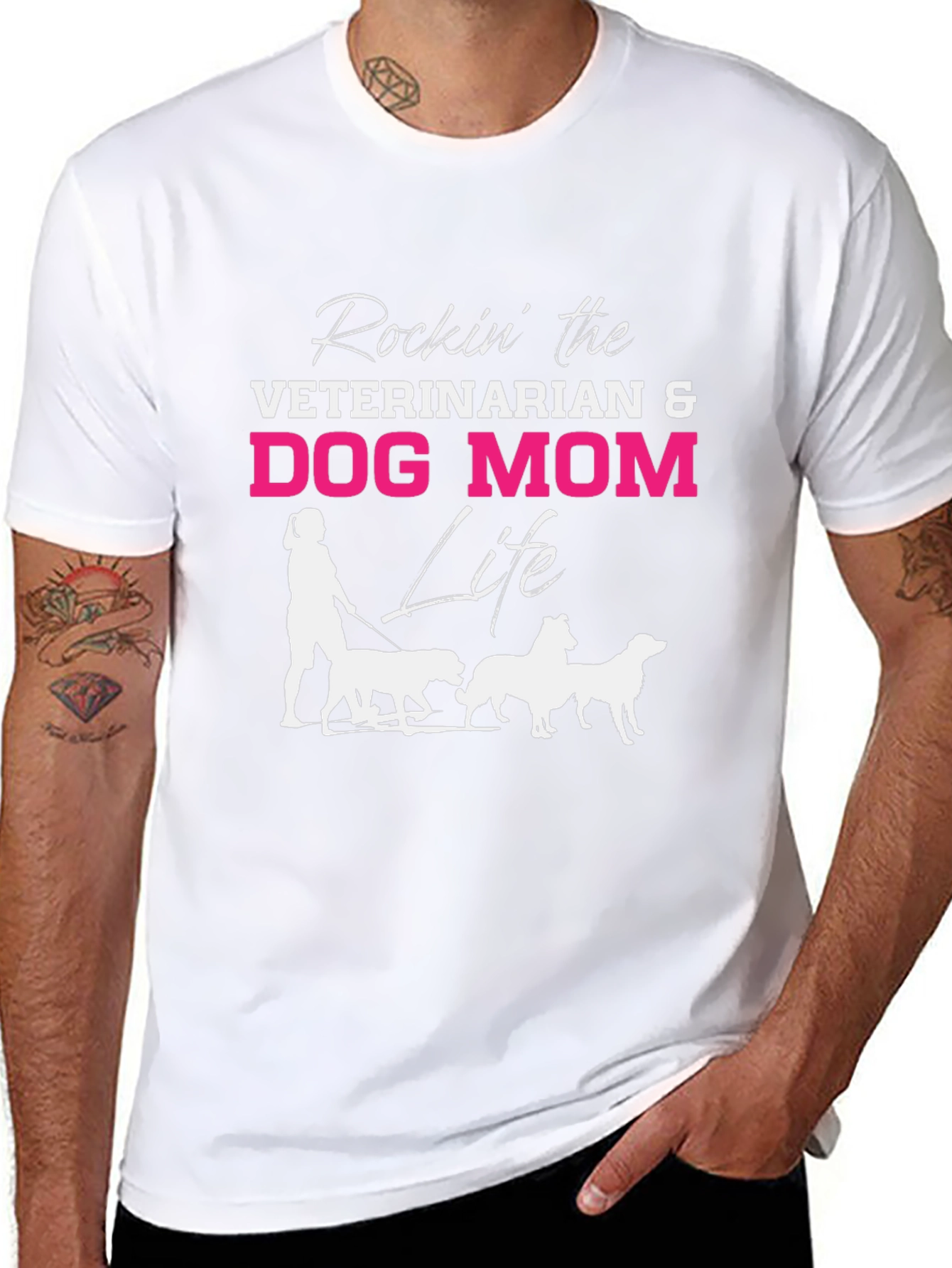 Veterinarian Dog Mom Life T-Shirt