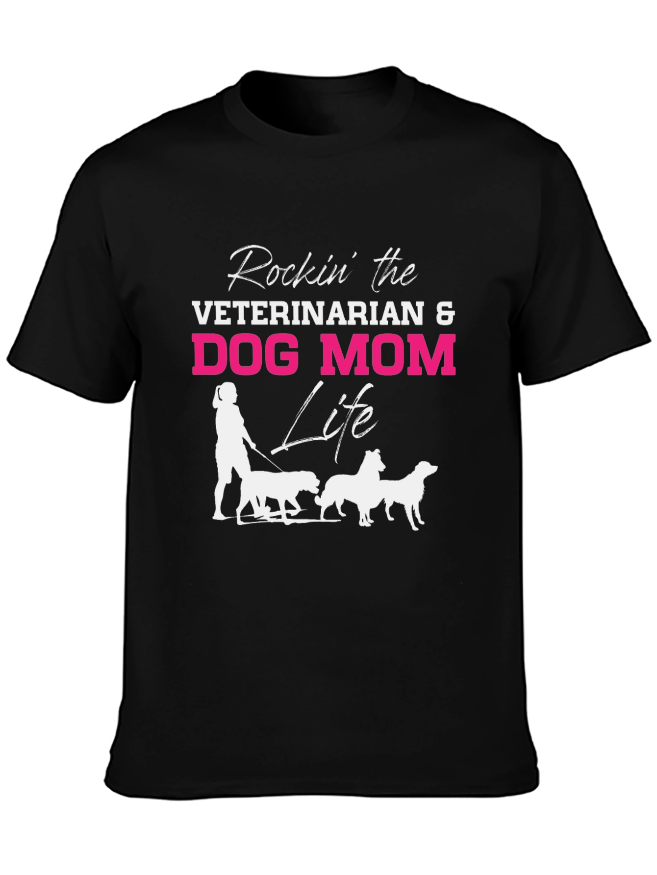 Veterinarian Dog Mom Life T-Shirt