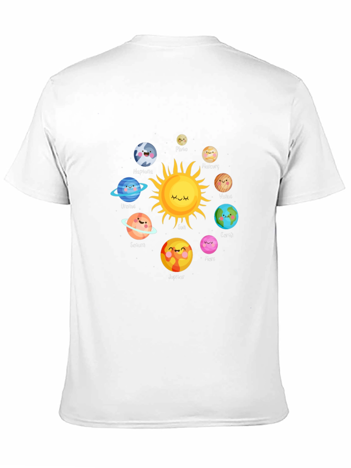 Cartoon Planets T-Shirt - Space Theme
