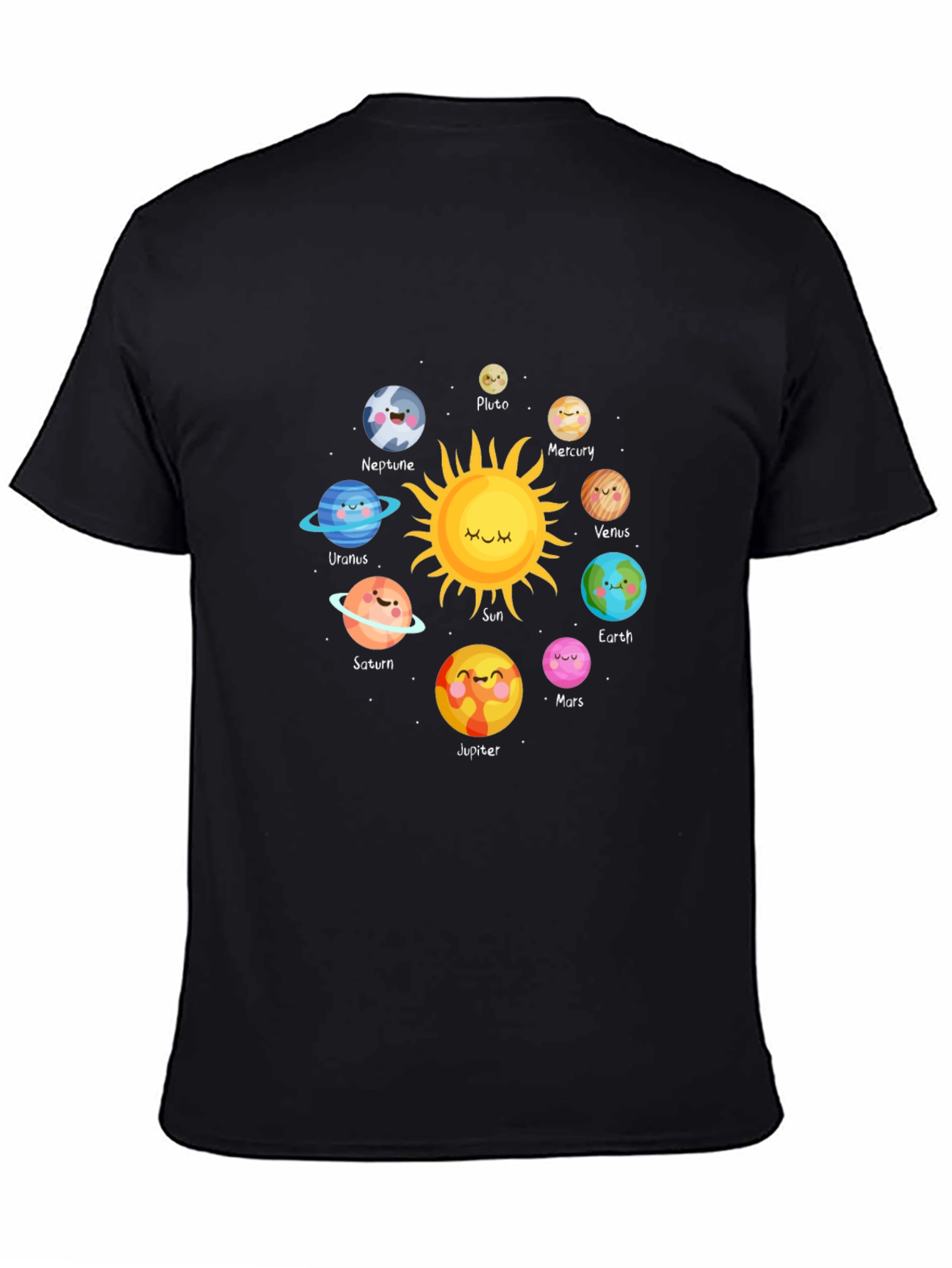 Cartoon Planets T-Shirt - Space Theme