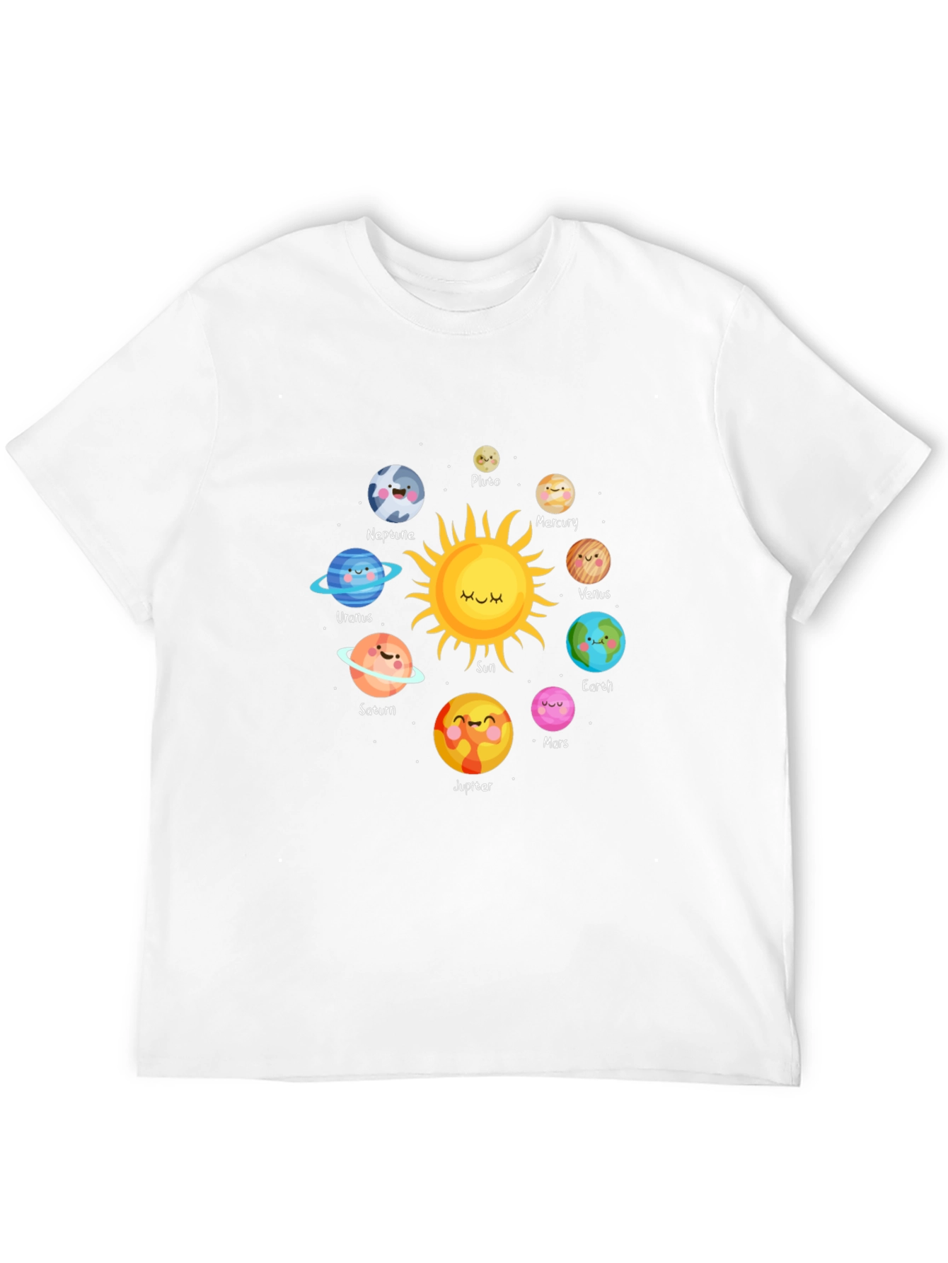 Cartoon Planets T-Shirt - Space Theme
