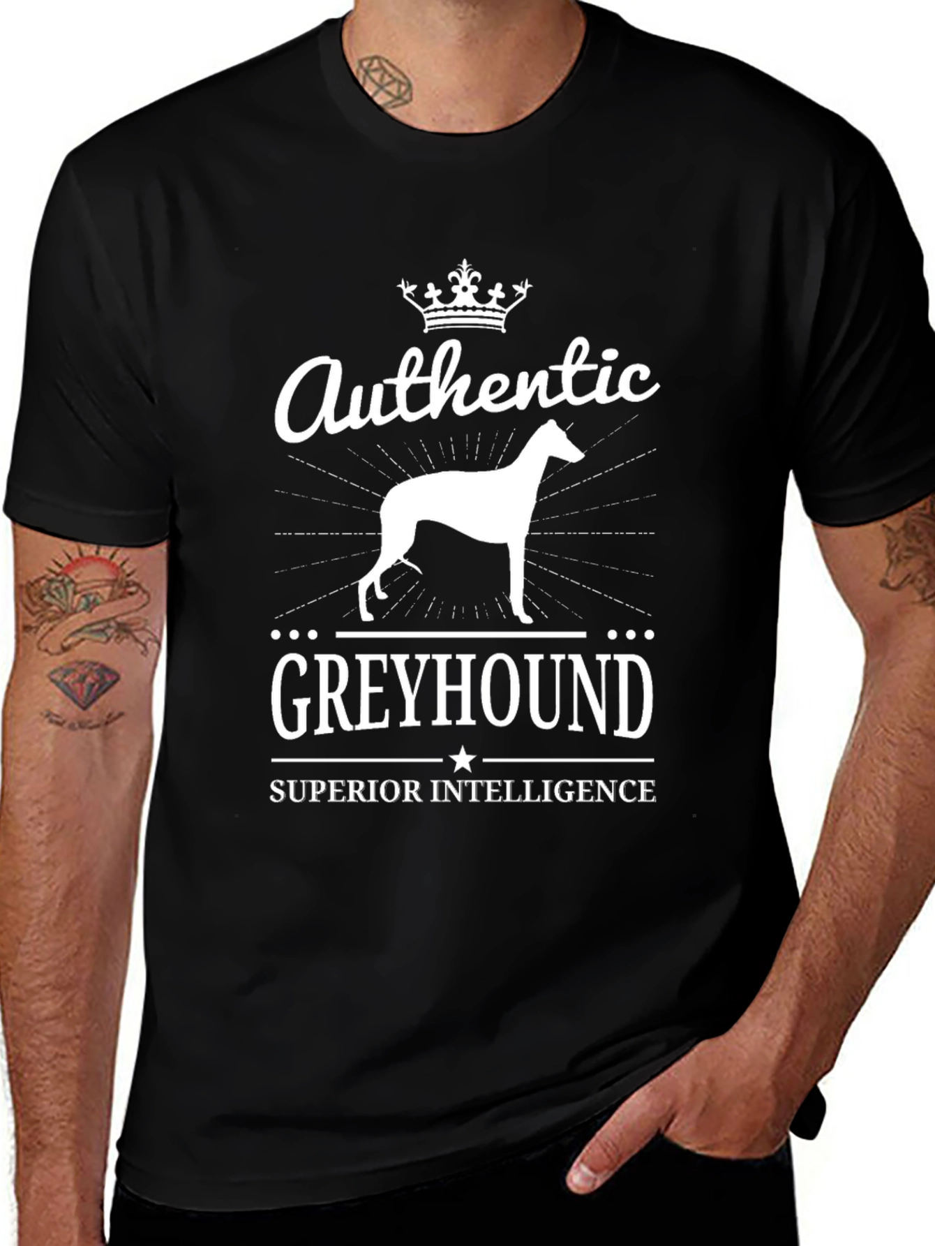 Authentic Greyhound Superior Intelligence Tee