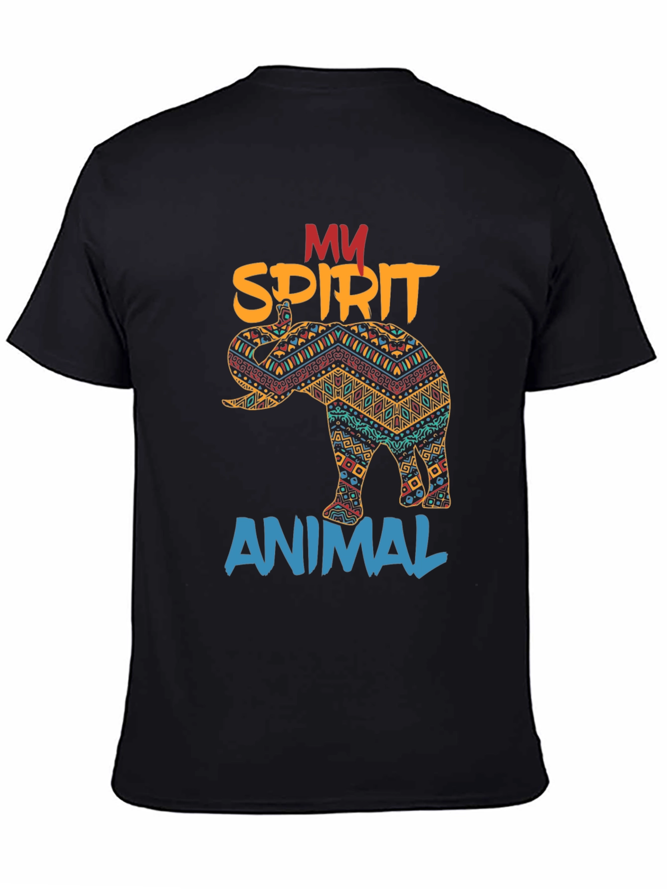 Elephant Spirit Animal Graphic T-Shirt