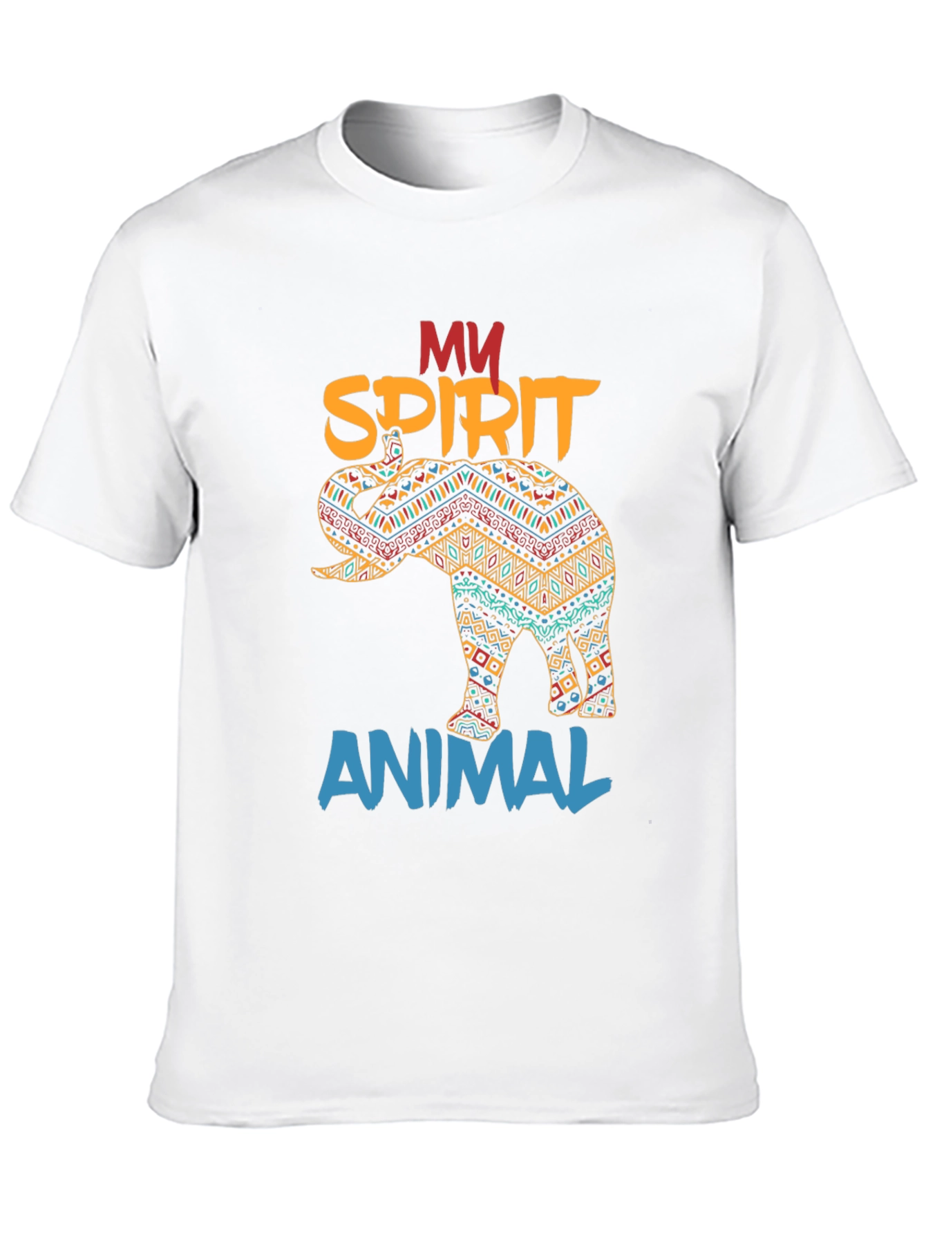 Elephant Spirit Animal Graphic T-Shirt