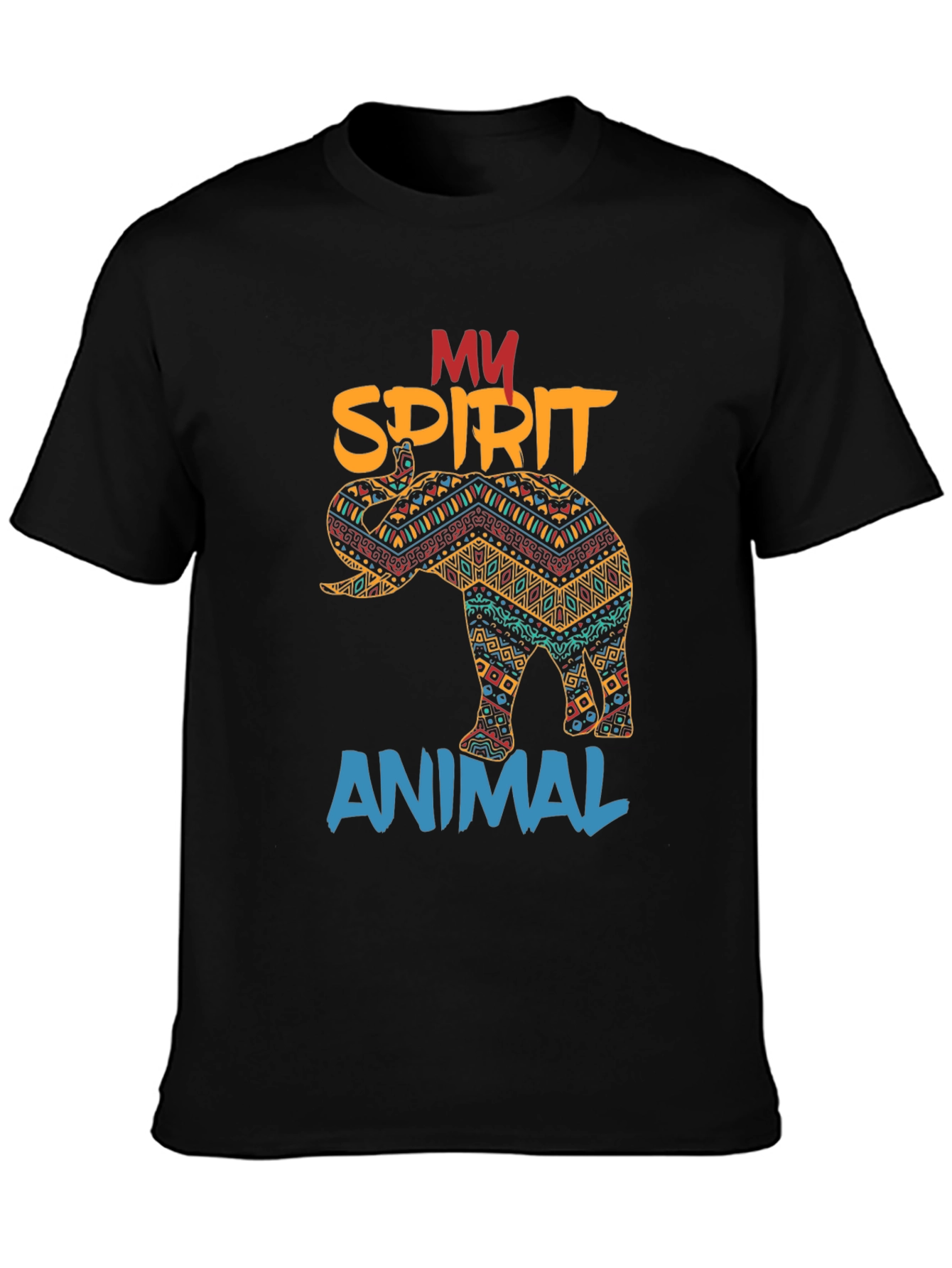 Elephant Spirit Animal Graphic T-Shirt