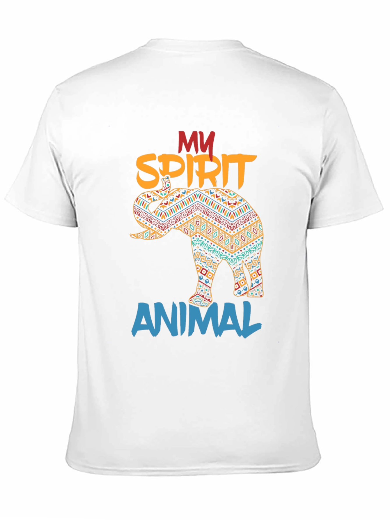 Elephant Spirit Animal Graphic T-Shirt