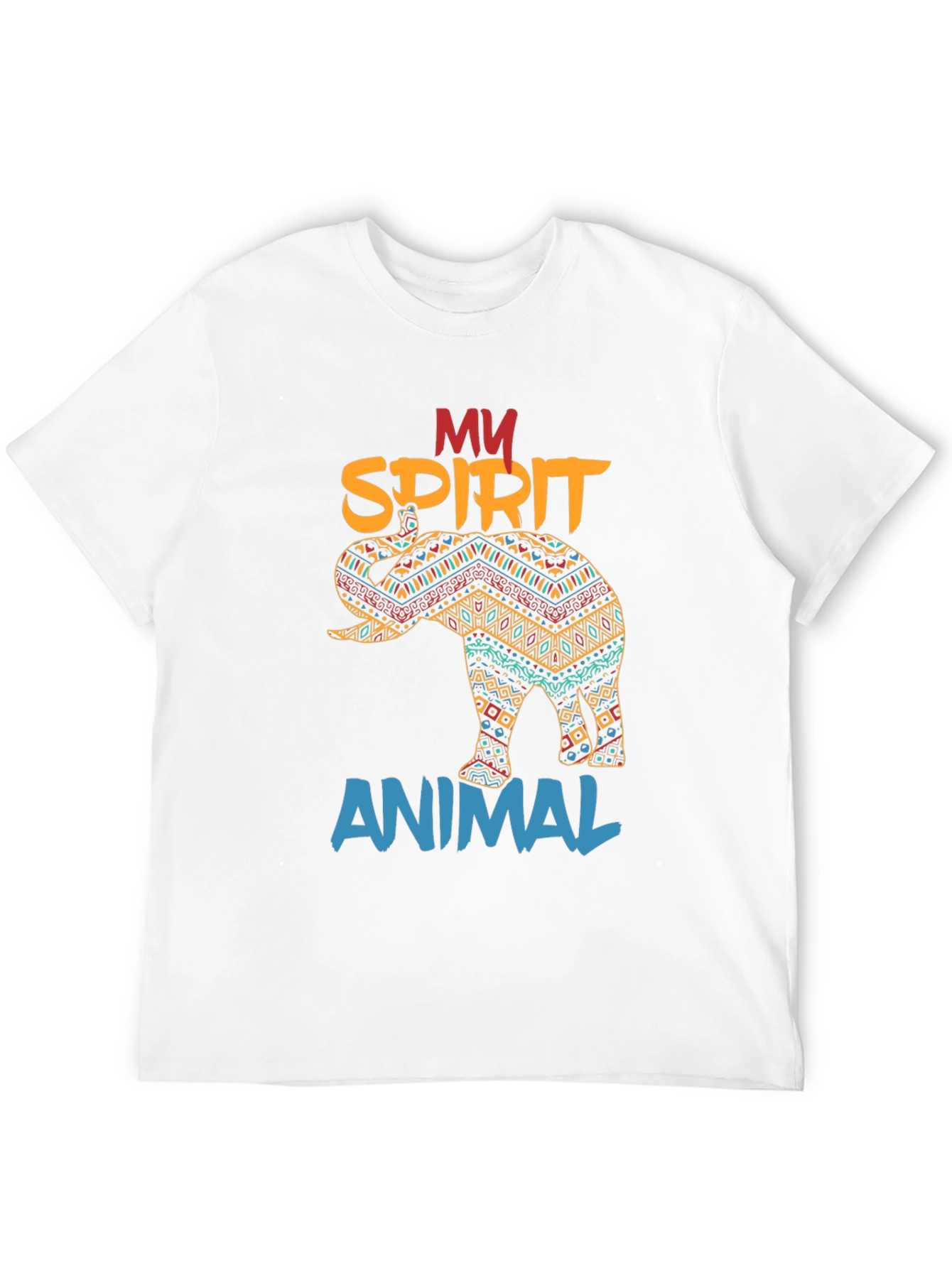 Elephant Spirit Animal Graphic T-Shirt