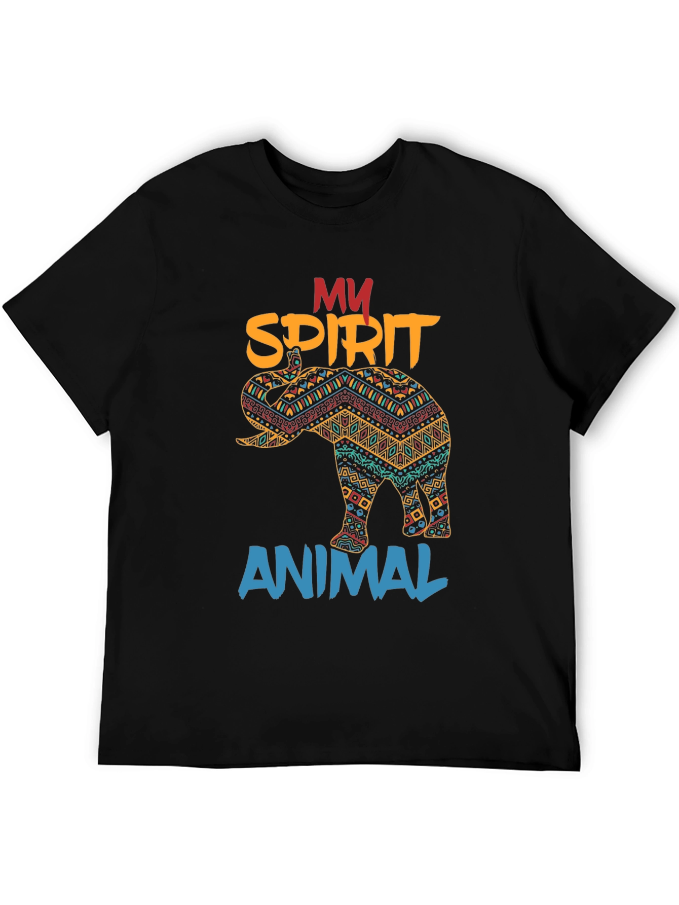 Elephant Spirit Animal Graphic T-Shirt