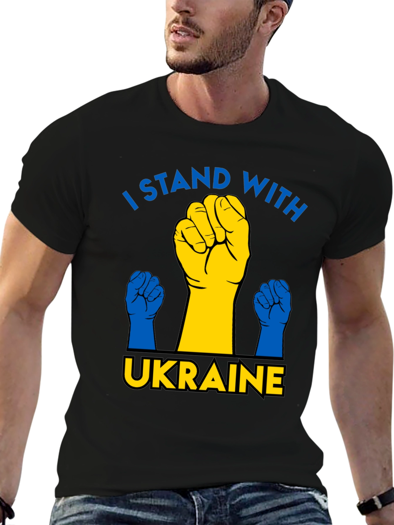 I Stand With Ukraine Graphic T-Shirt