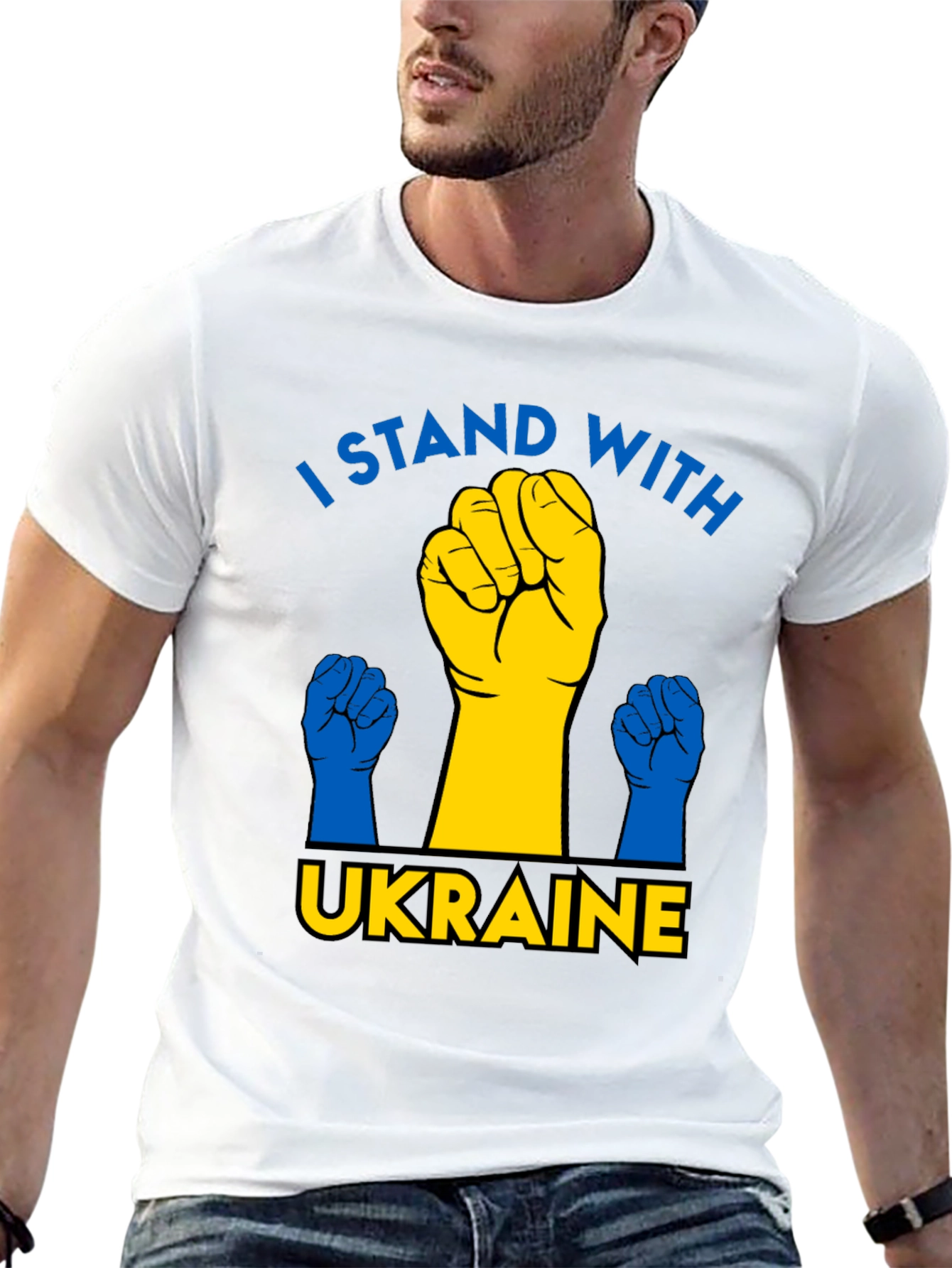I Stand With Ukraine Graphic T-Shirt