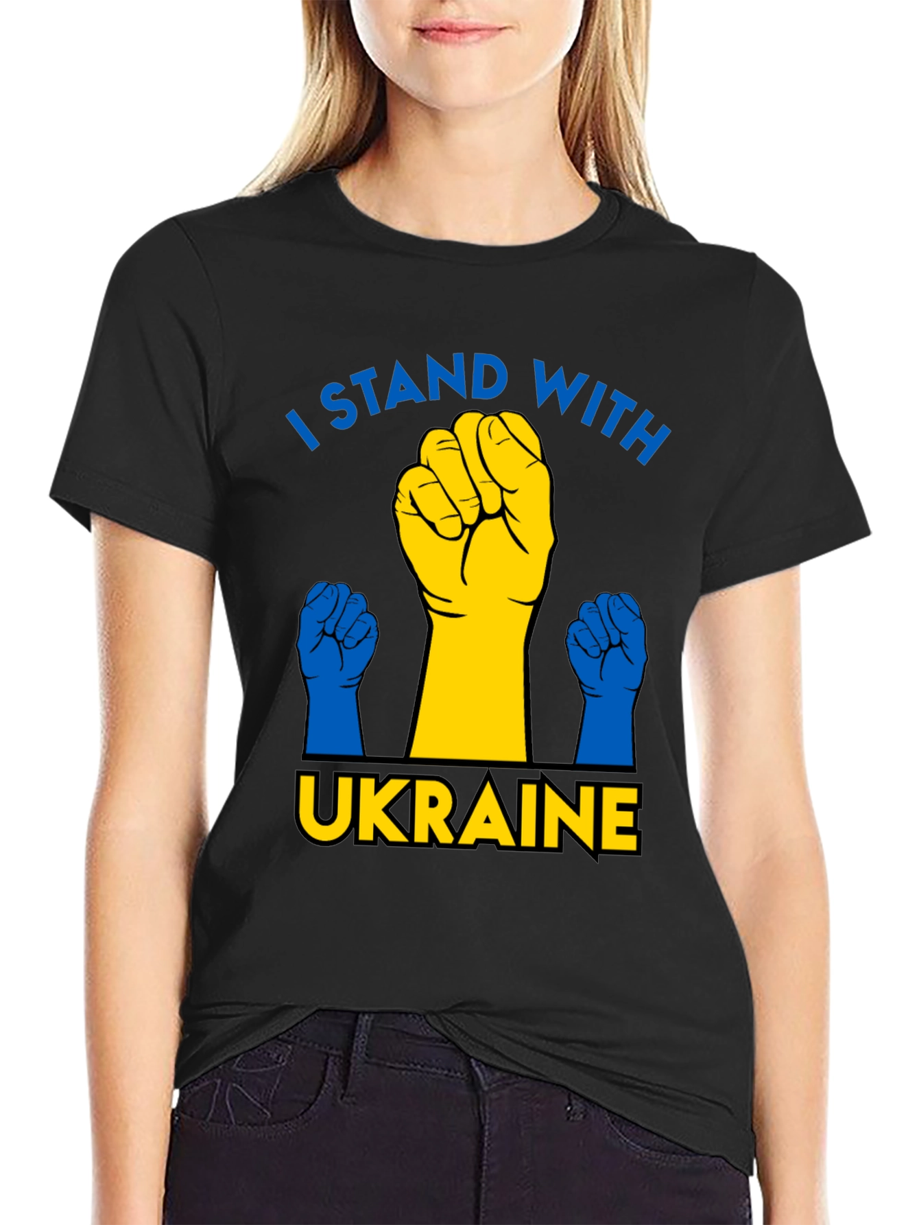 I Stand With Ukraine Graphic T-Shirt
