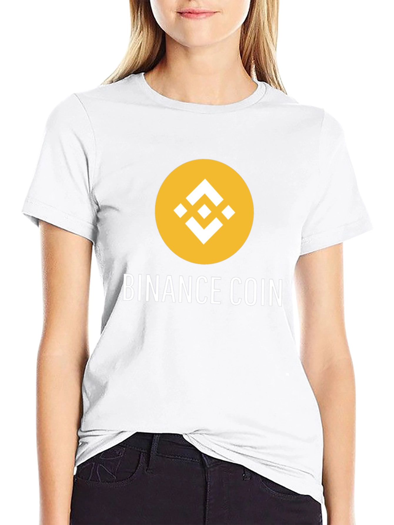 Binance Coin Black T-Shirt - Crypto Fashion