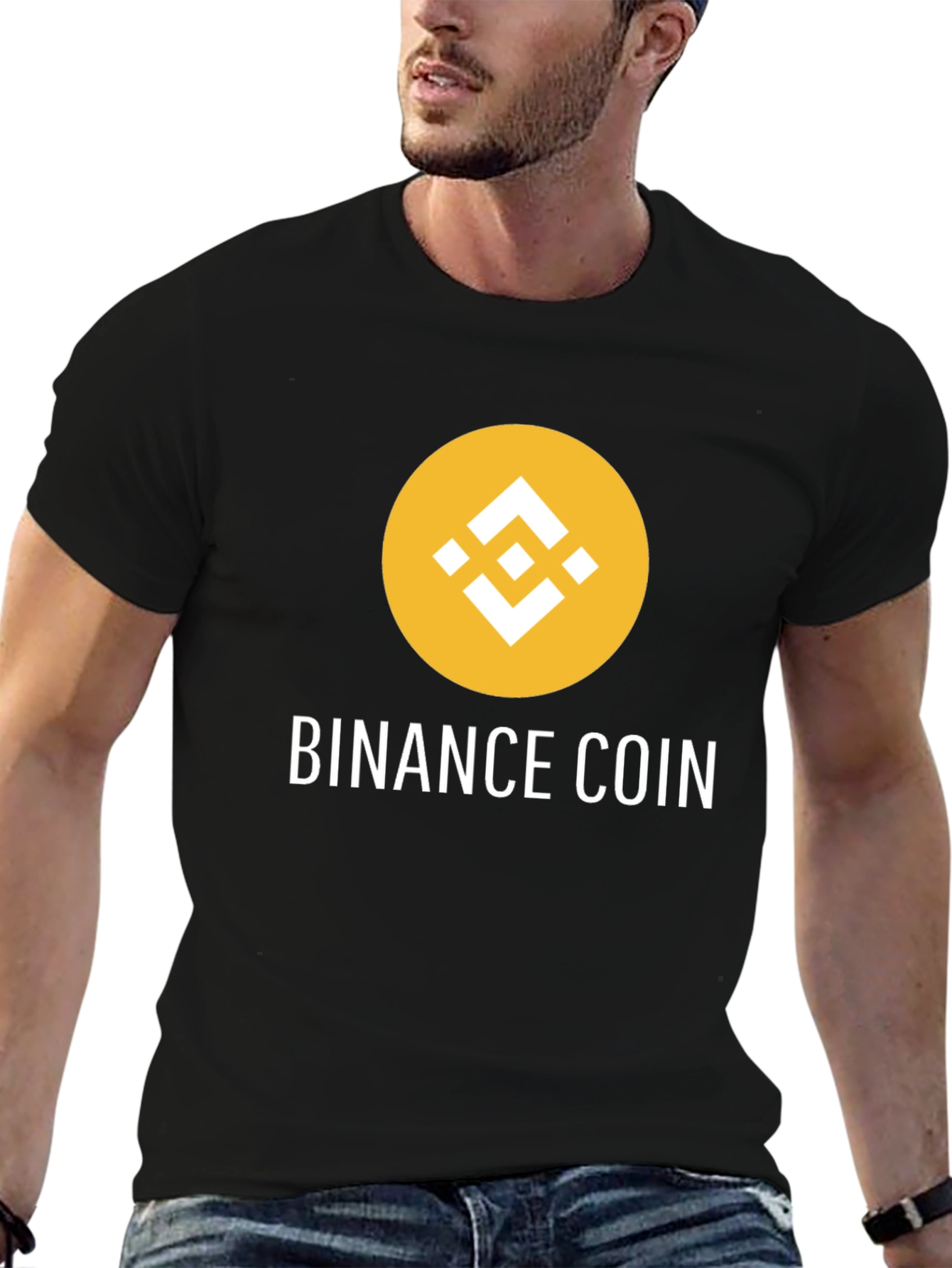 Binance Coin Black T-Shirt - Crypto Fashion