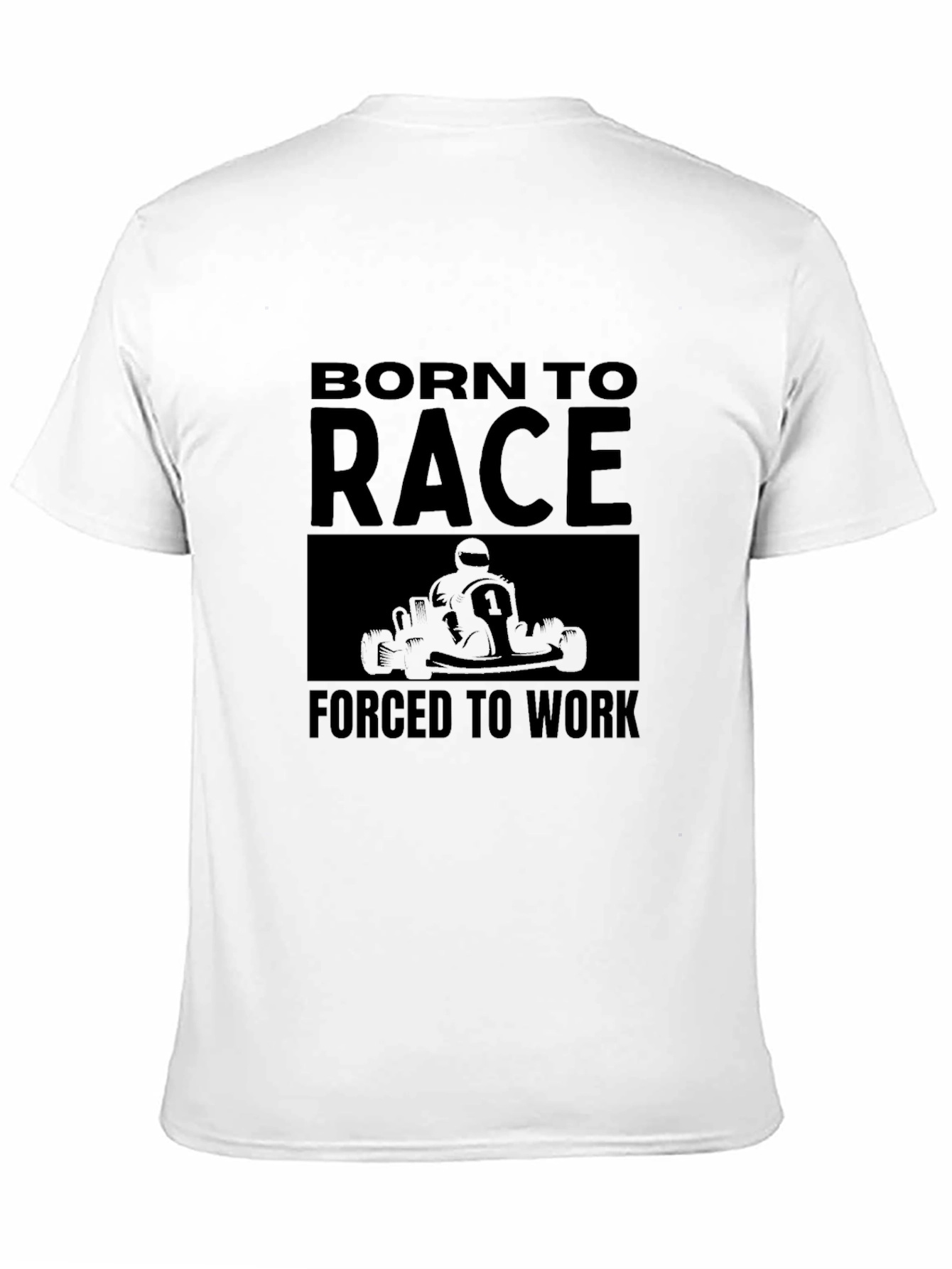 Born to Race Black Graphic T-Shirt