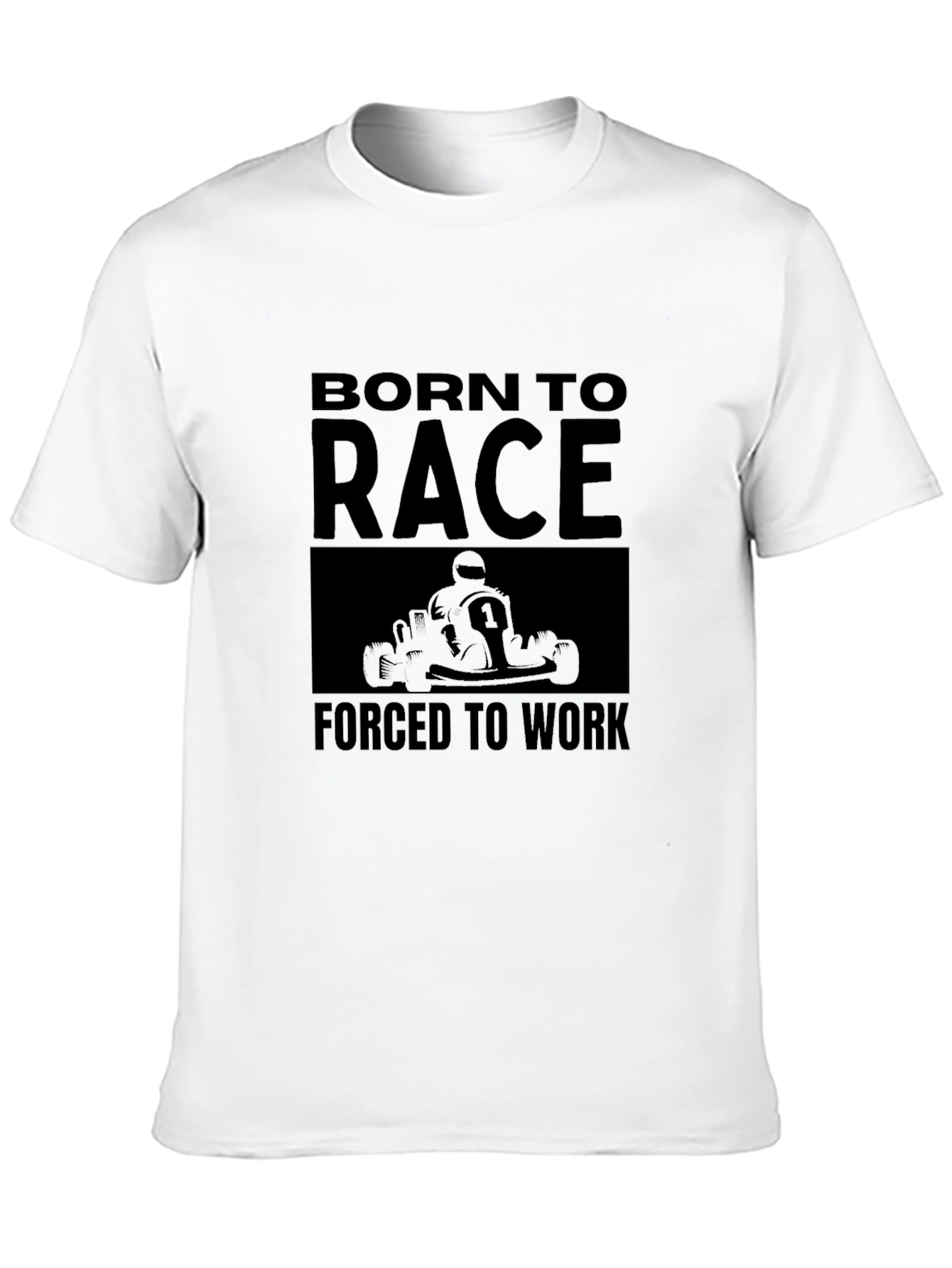 Born to Race Black Graphic T-Shirt