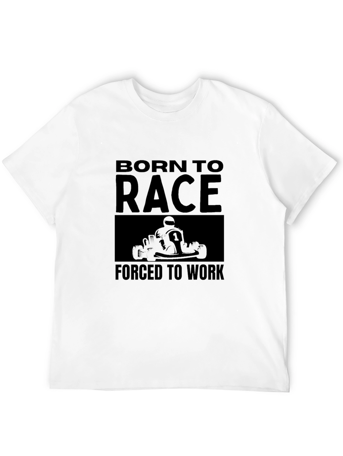 Born to Race Black Graphic T-Shirt
