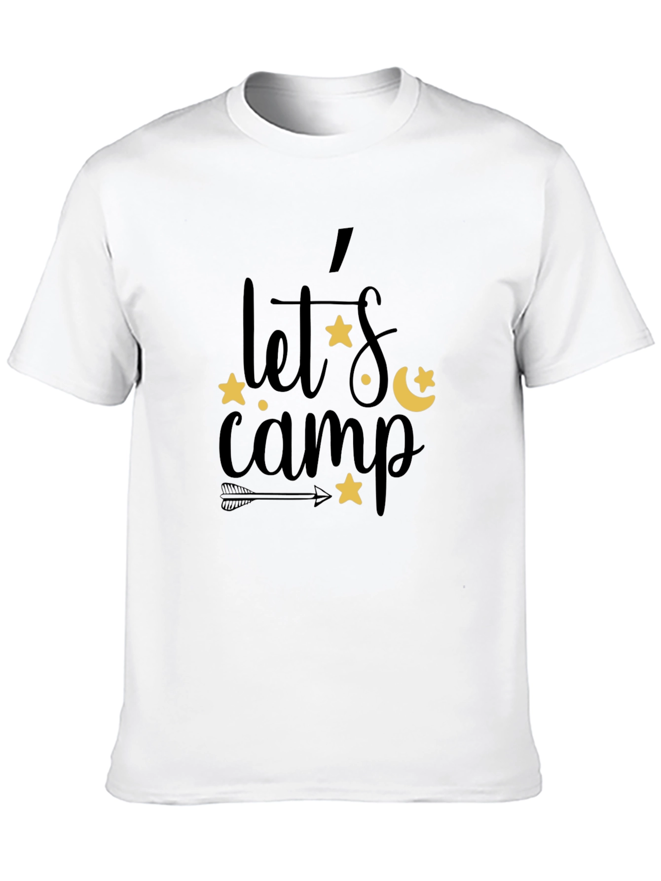 Lets Camp Graphic Tee - Black