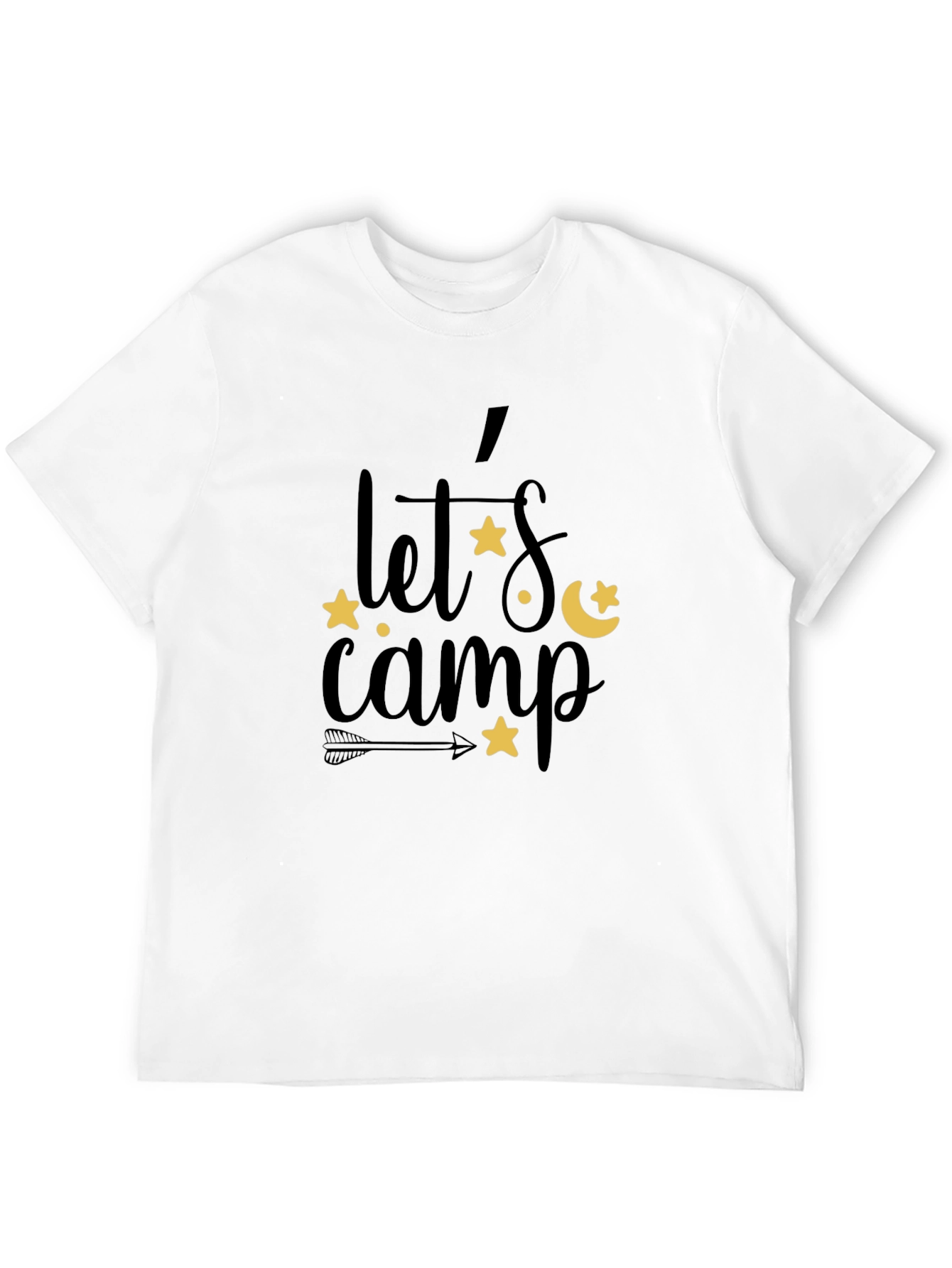 Lets Camp Graphic Tee - Black