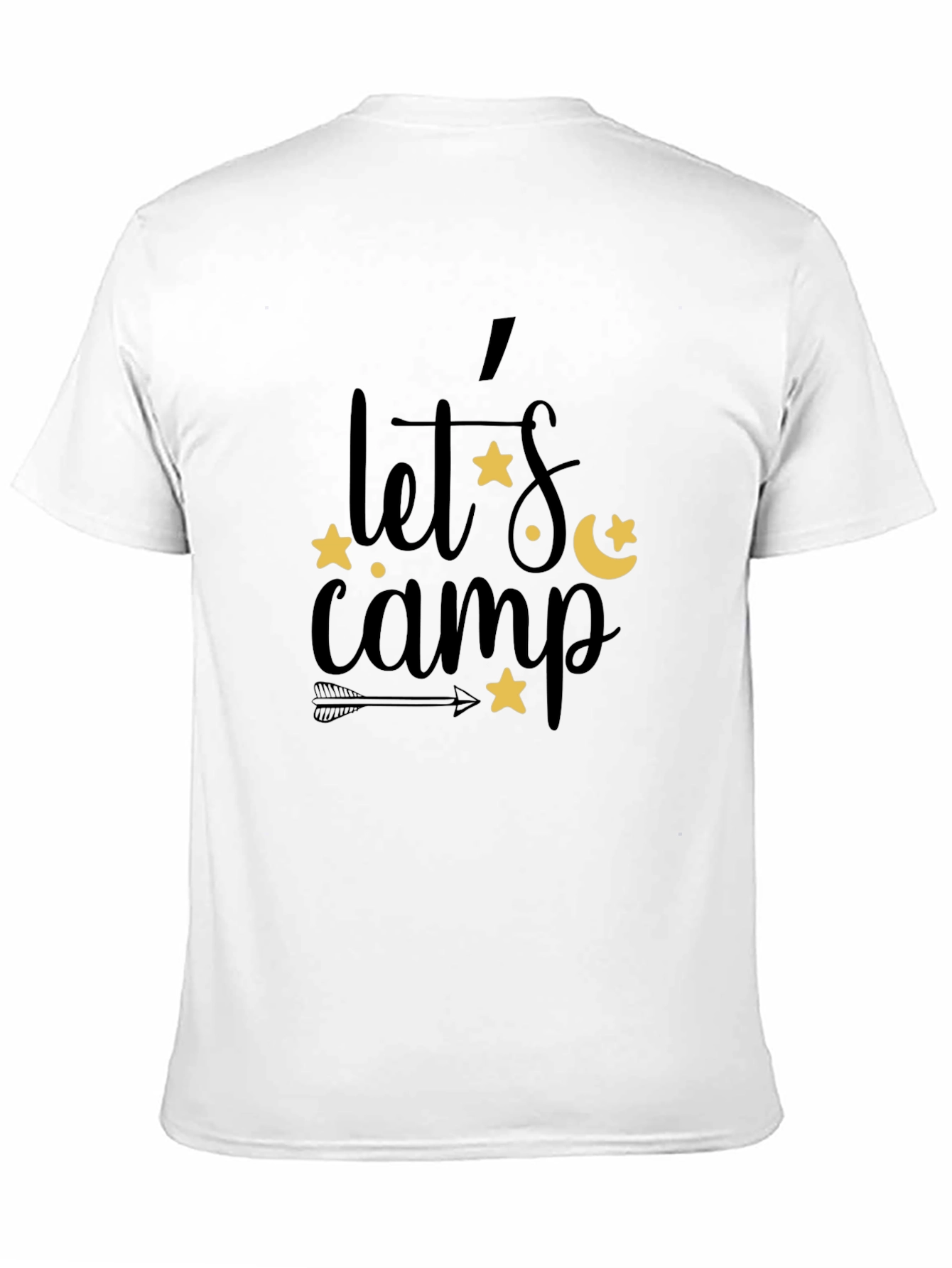 Lets Camp Graphic Tee - Black