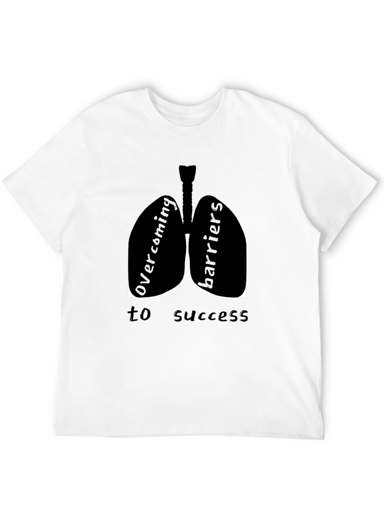 Overcoming Barriers to Success Black T-Shirt