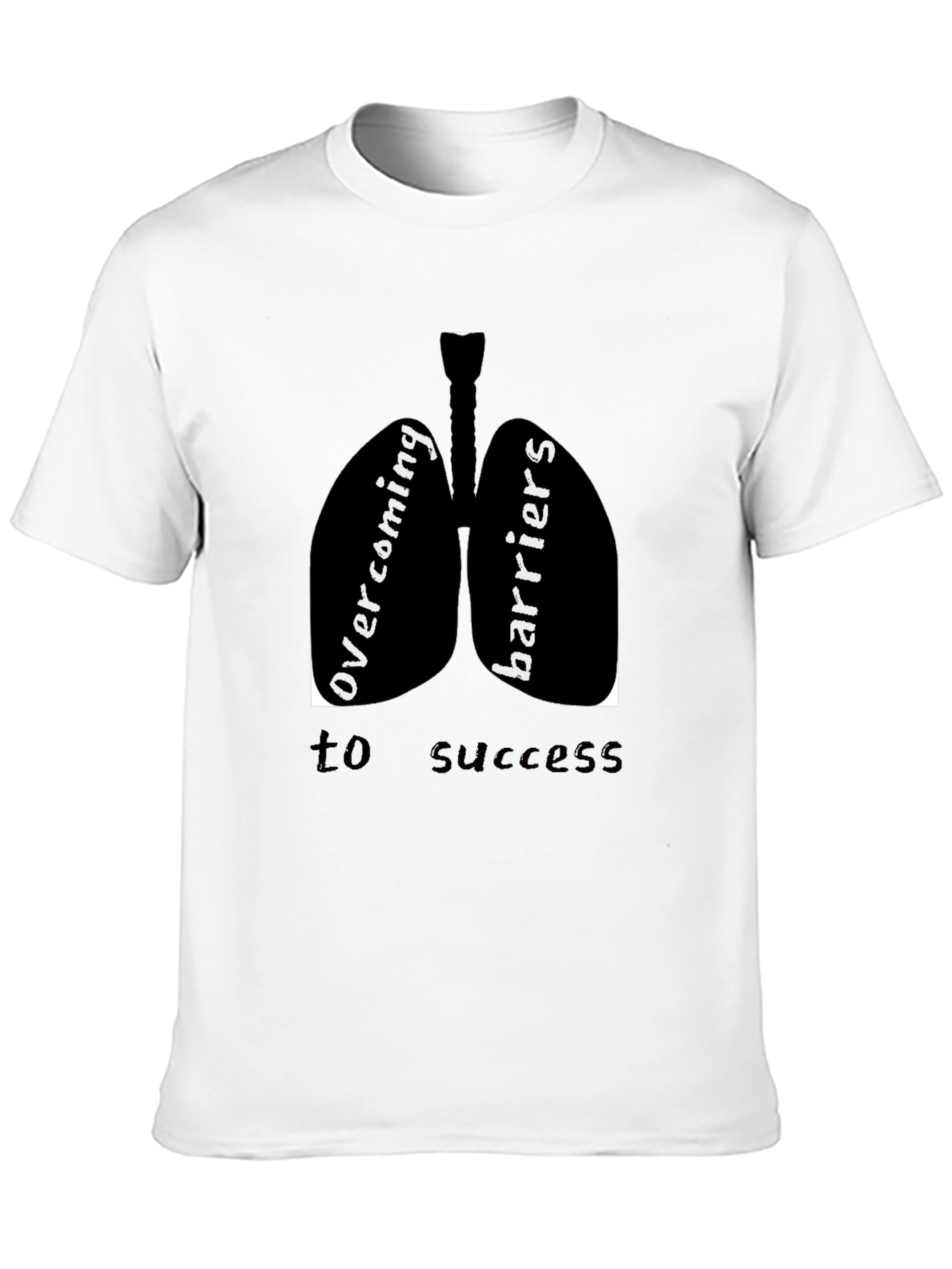 Overcoming Barriers to Success Black T-Shirt