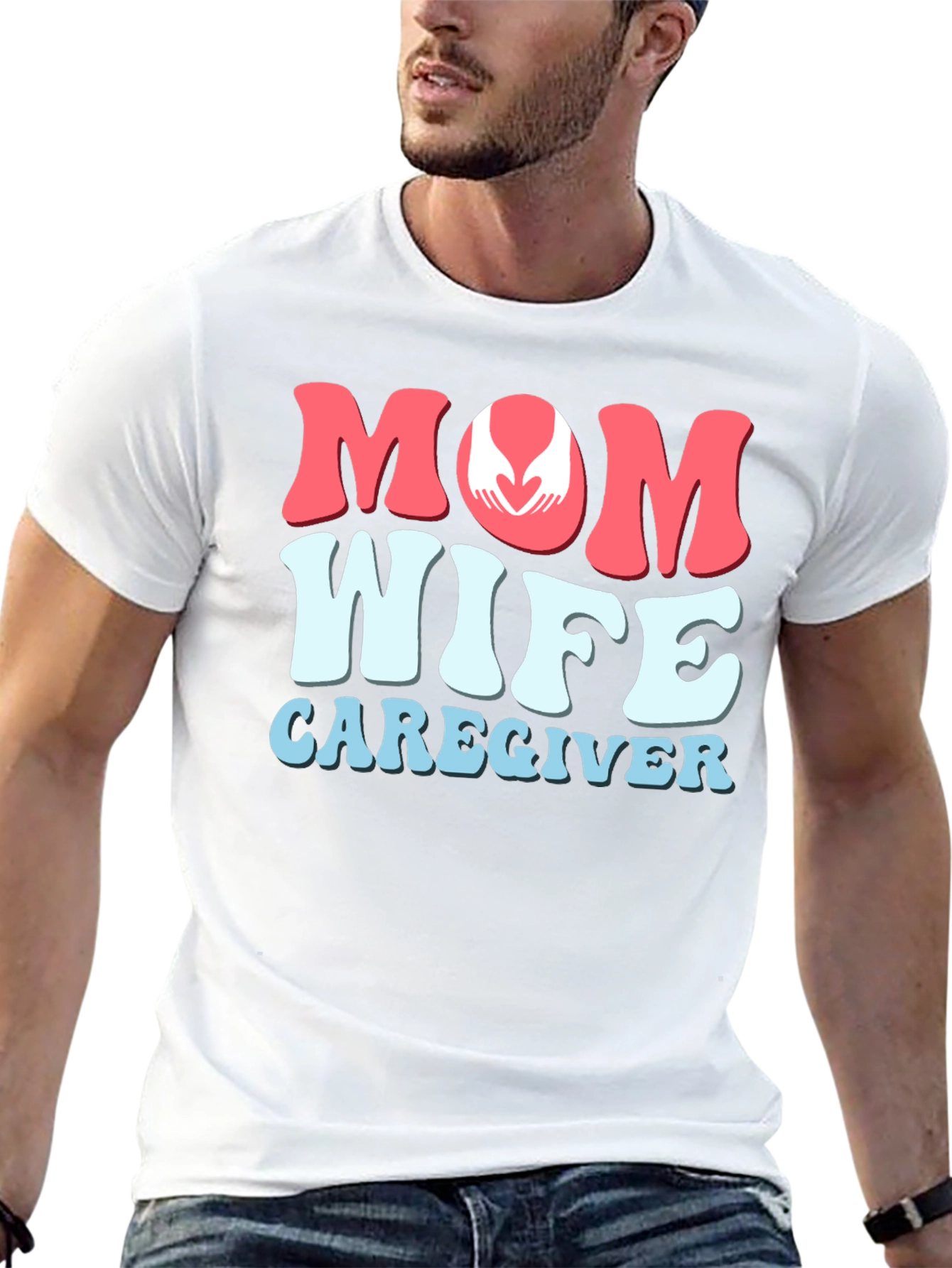 Mom Wife Caregiver Graphic T-Shirt
