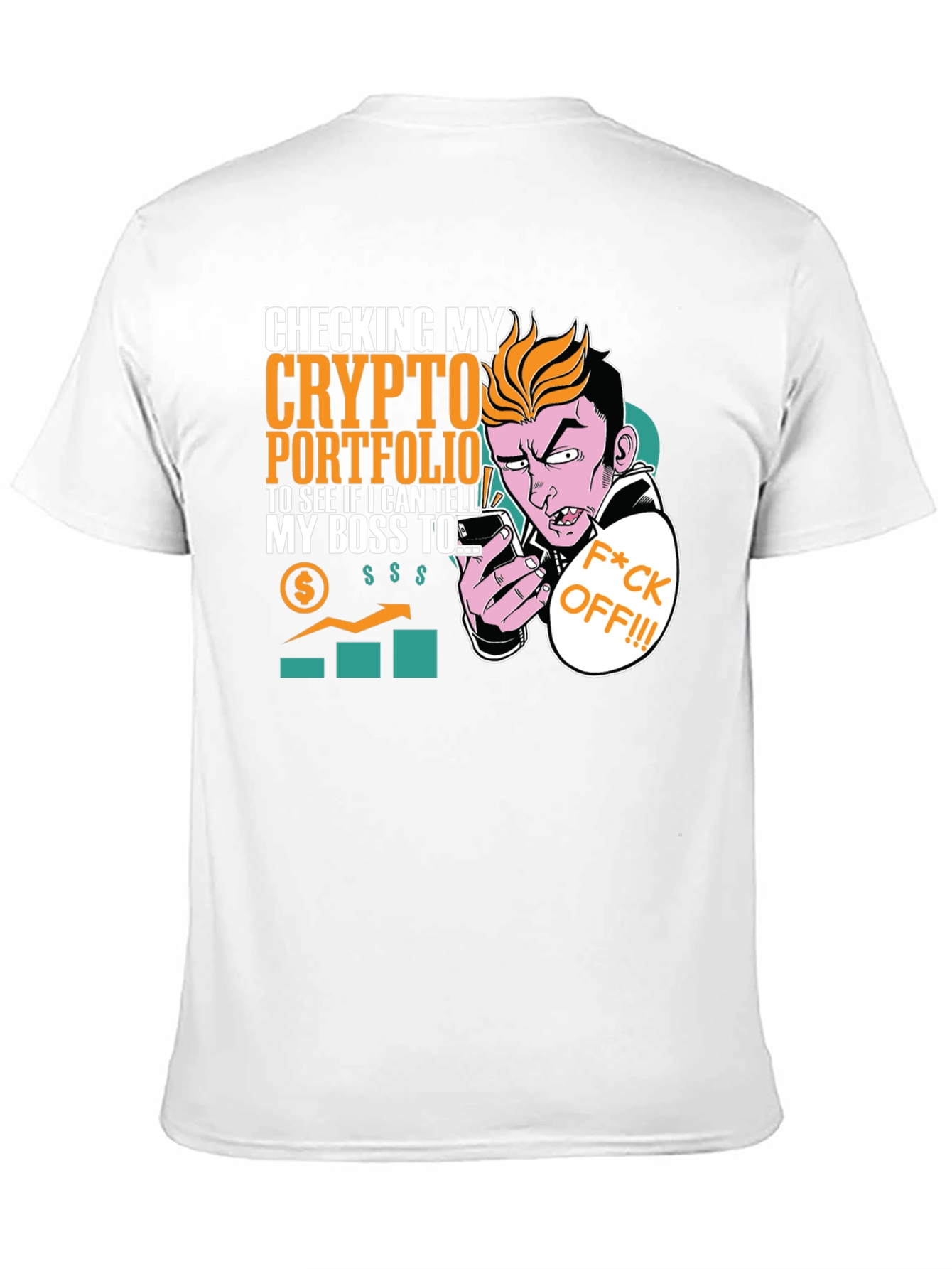 Crypto Portfolio T-Shirt - Funny Boss Joke
