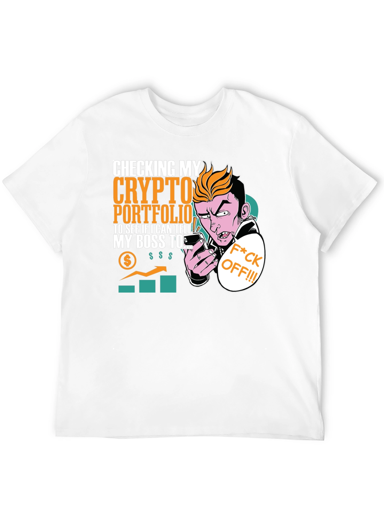 Crypto Portfolio T-Shirt - Funny Boss Joke