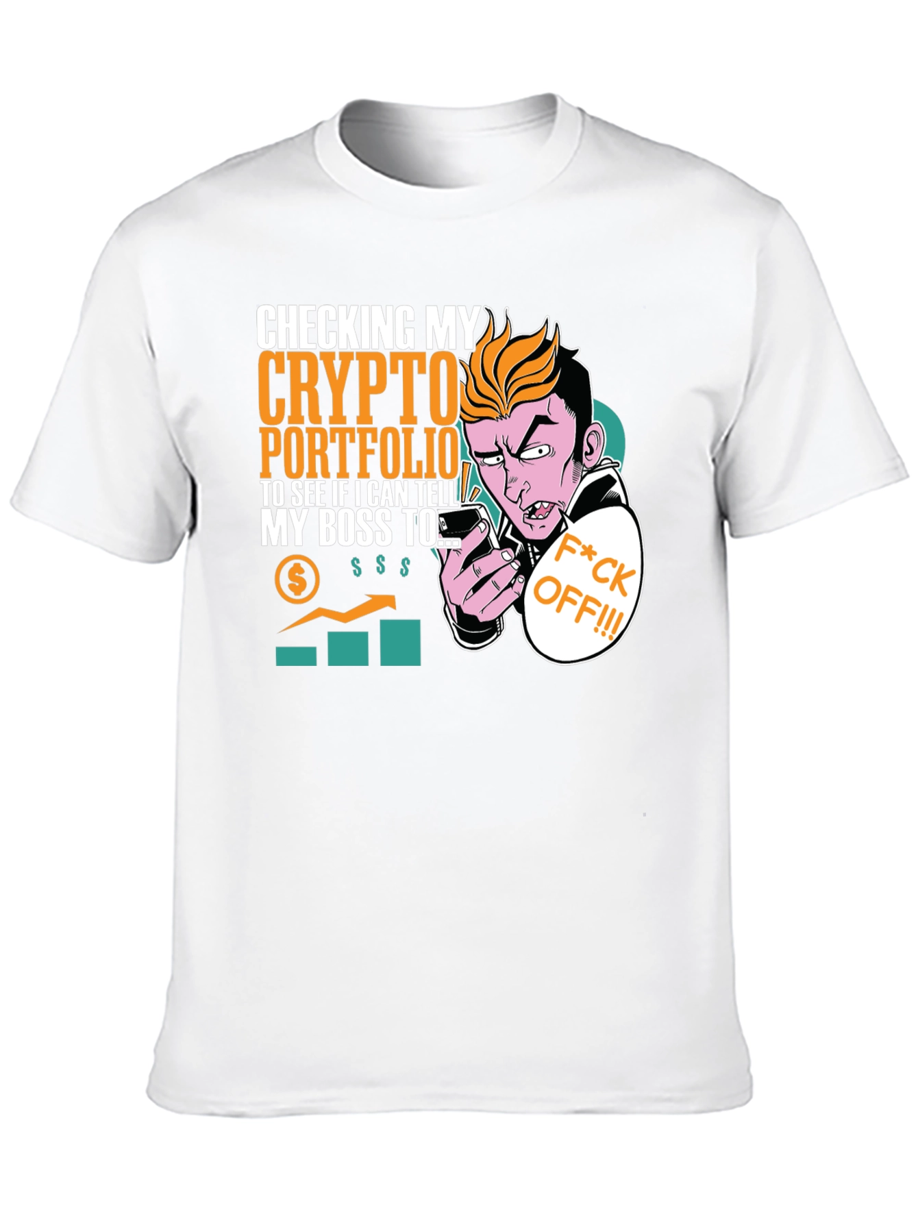 Crypto Portfolio T-Shirt - Funny Boss Joke