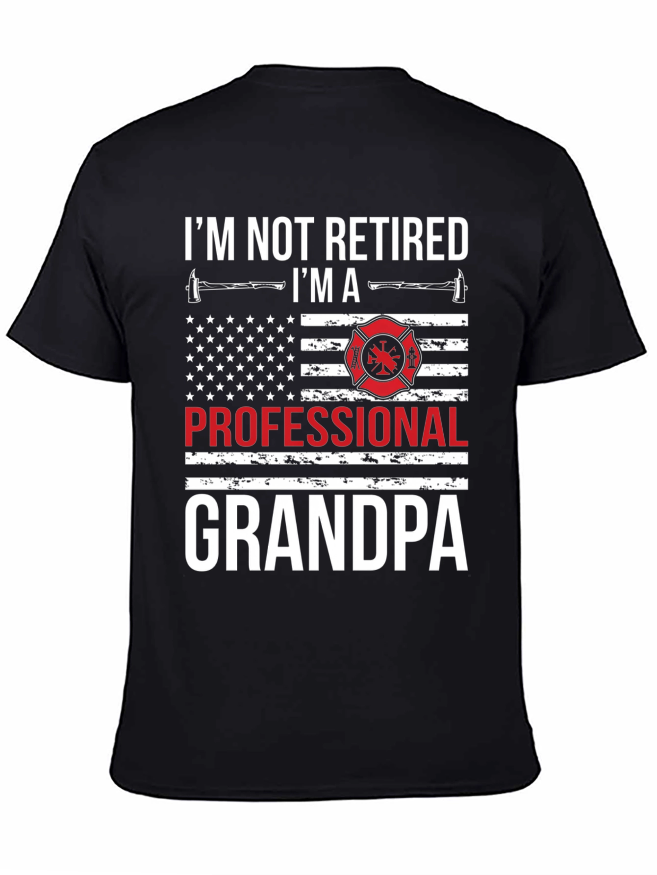 Professional Grandpa Firefighter T-Shirt