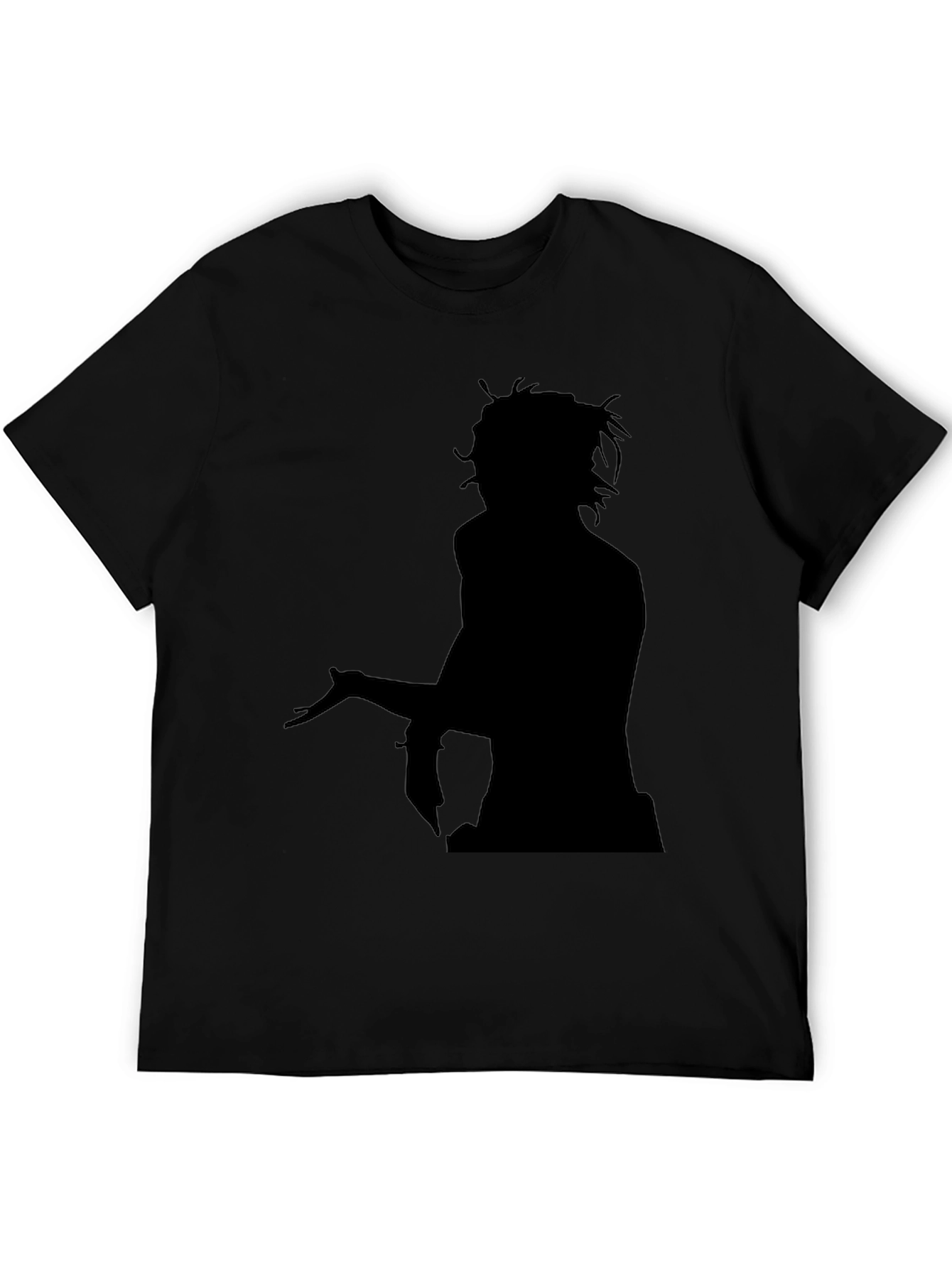 Silhouette Graphic Print Black T-Shirt